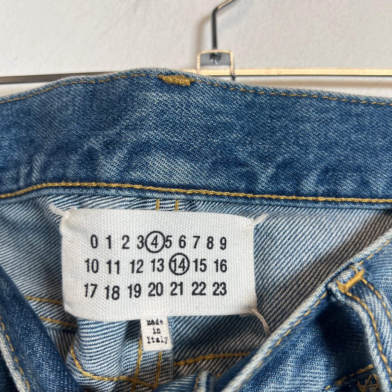 Maison Margiela Lightwash Straight Leg Fit Jeans Size 32
