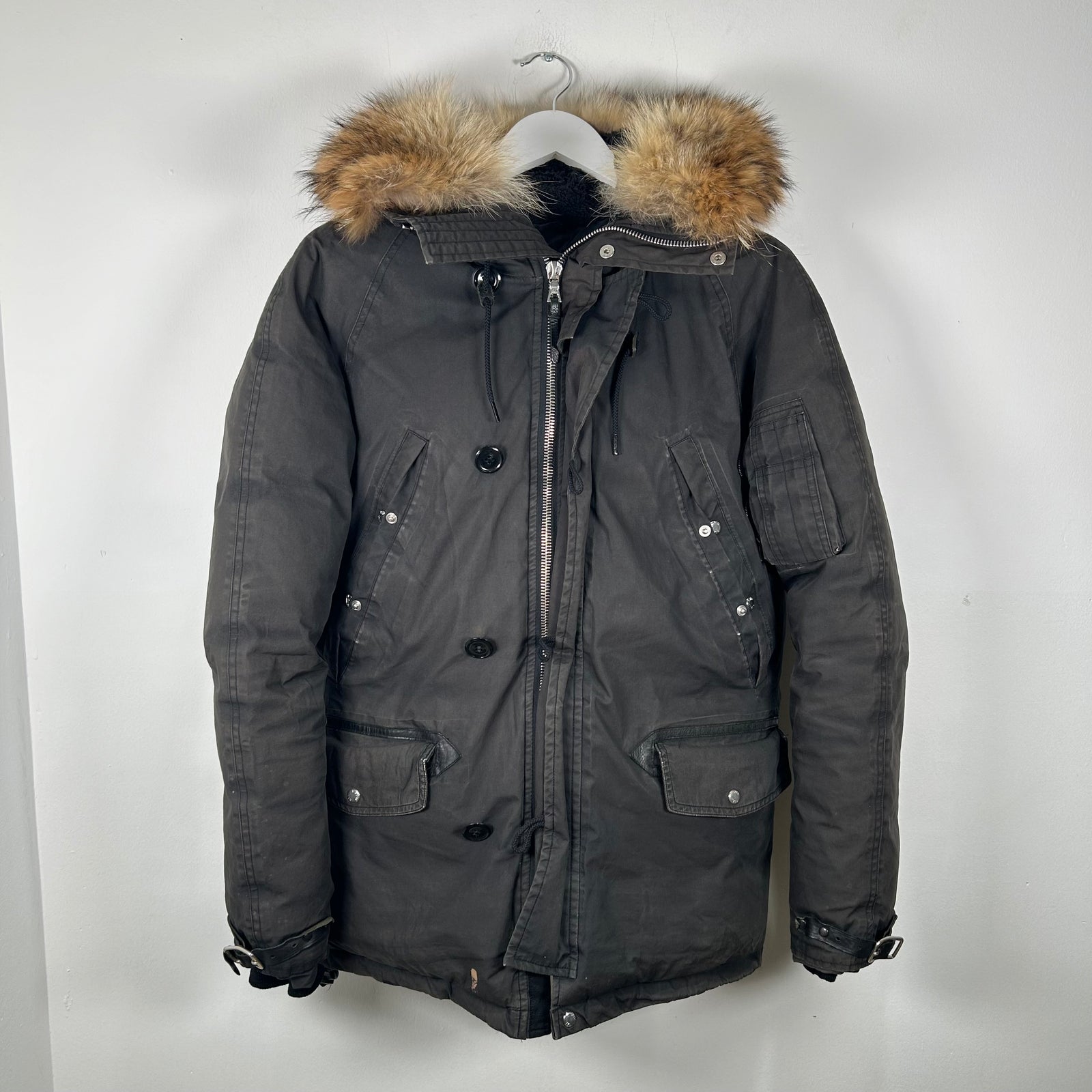 Visvim Valdez Down JKT Fur Collar Parka Size S
