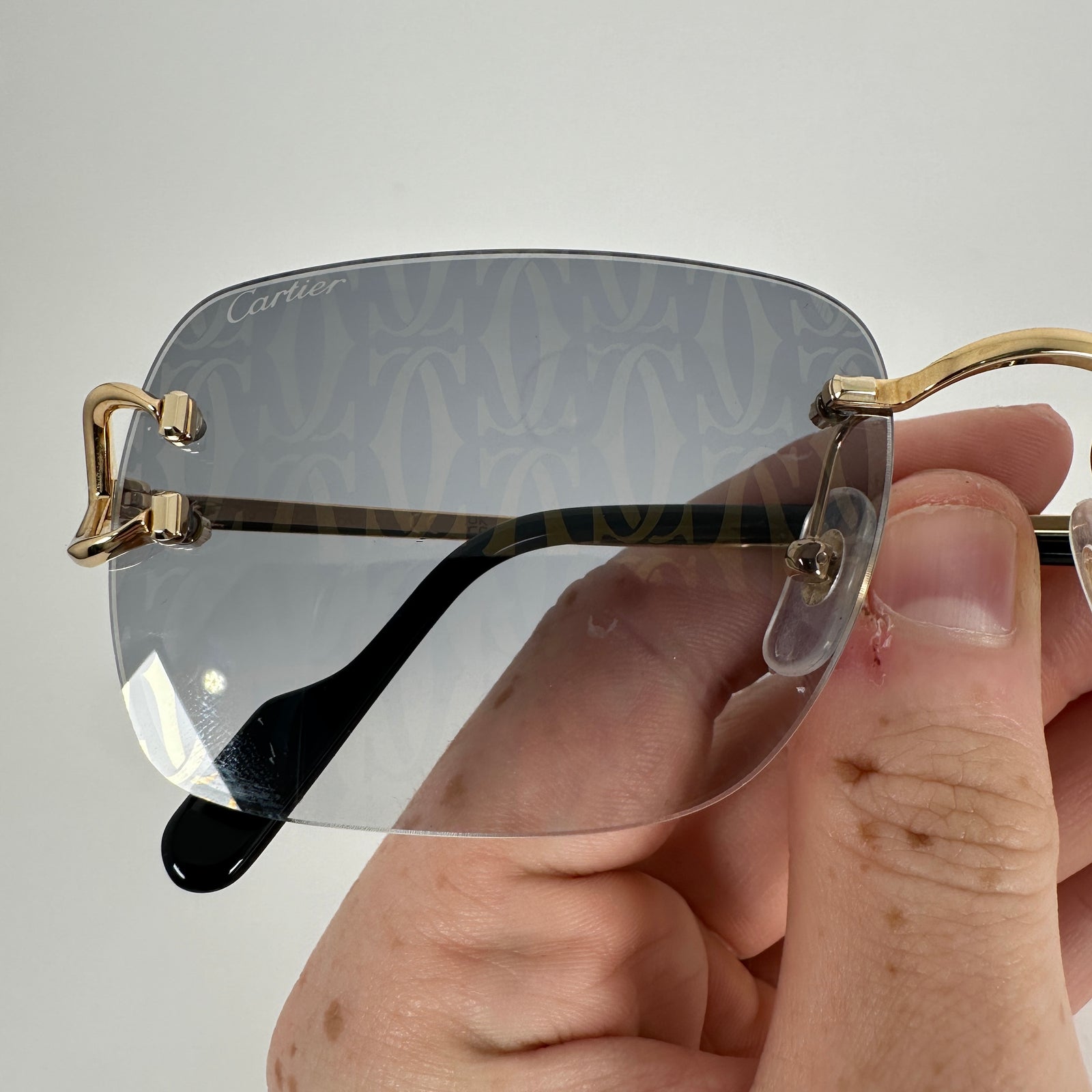 Cartier C Signature Monogram Lense Sunglasses