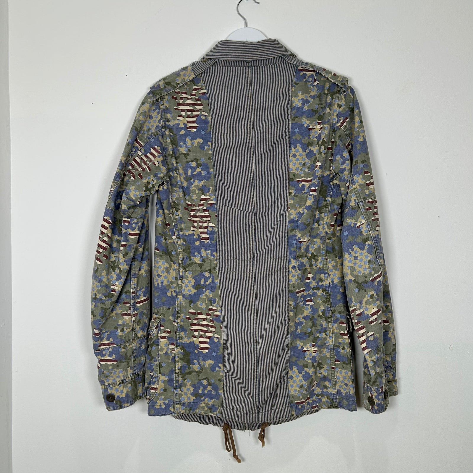 Miharayasuhiro Hybrid Deconstructed Hickory Jacket Size S