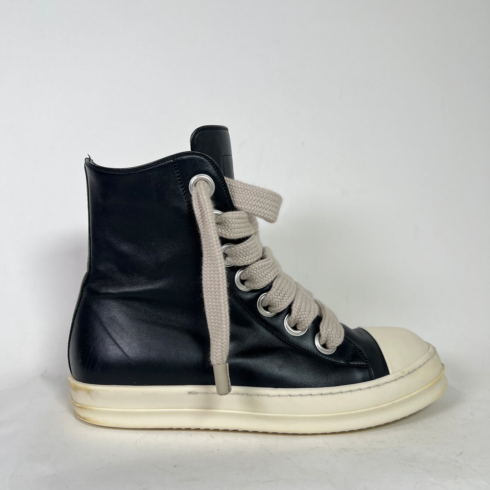 Rick Owens Mainline Jumbo Lace High-Top Ramones