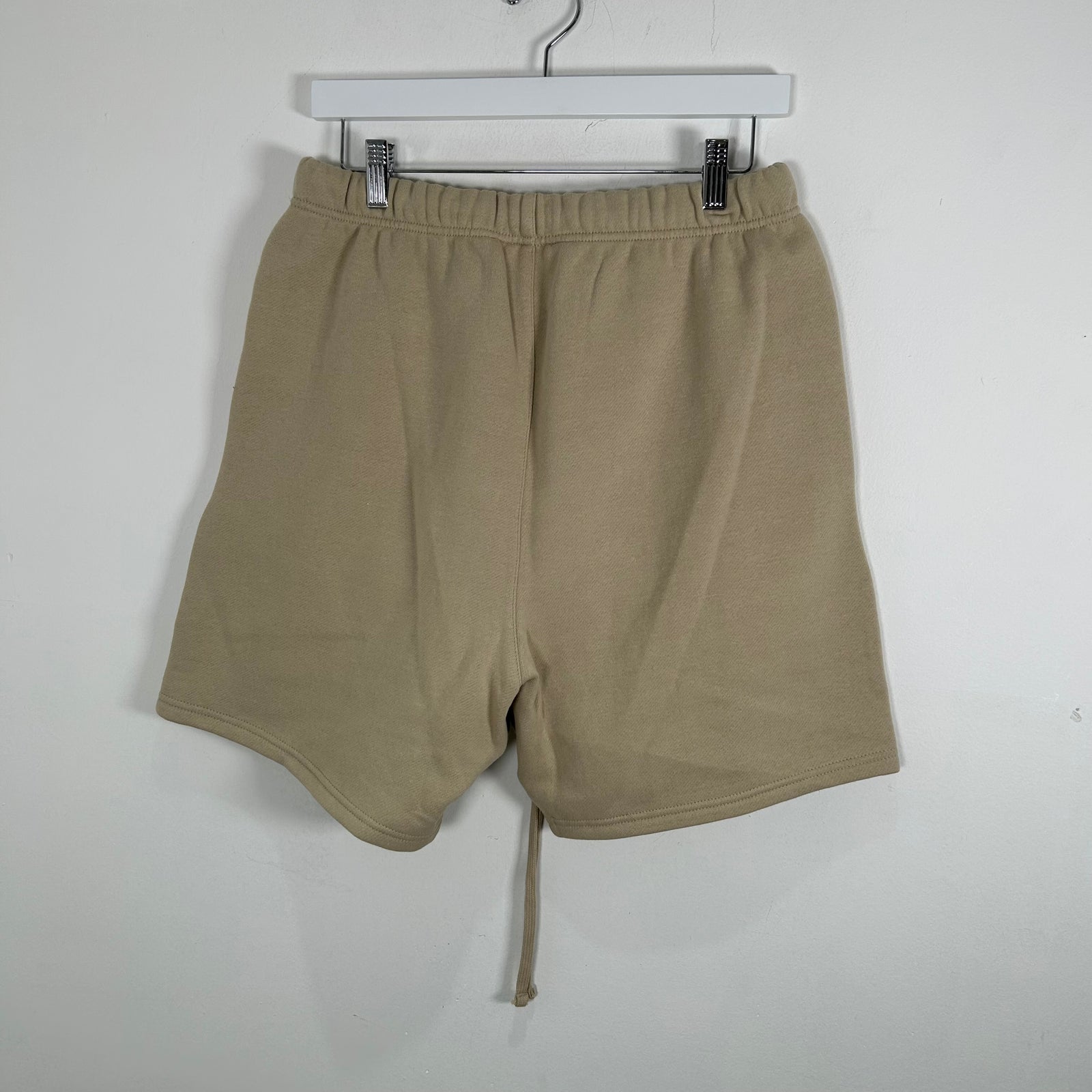 Essentials Khaki Logo Sweat-Shorts Size S