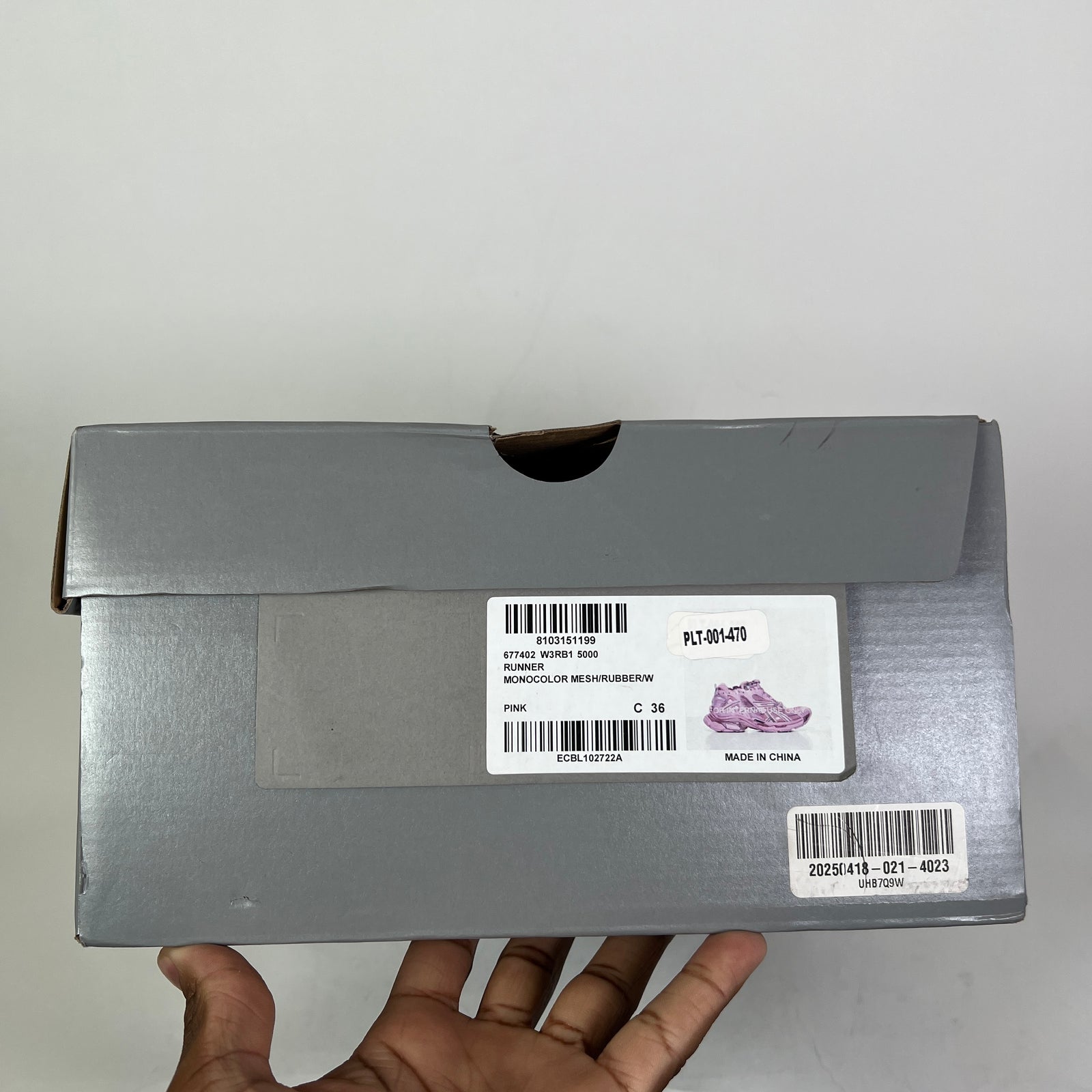 Balenciaga Triple Pink Mesh Runners Size 36