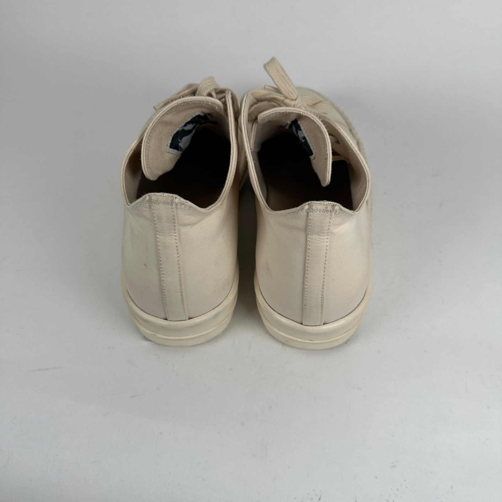 Rick Owens Milk Low Top Ramones Size 44