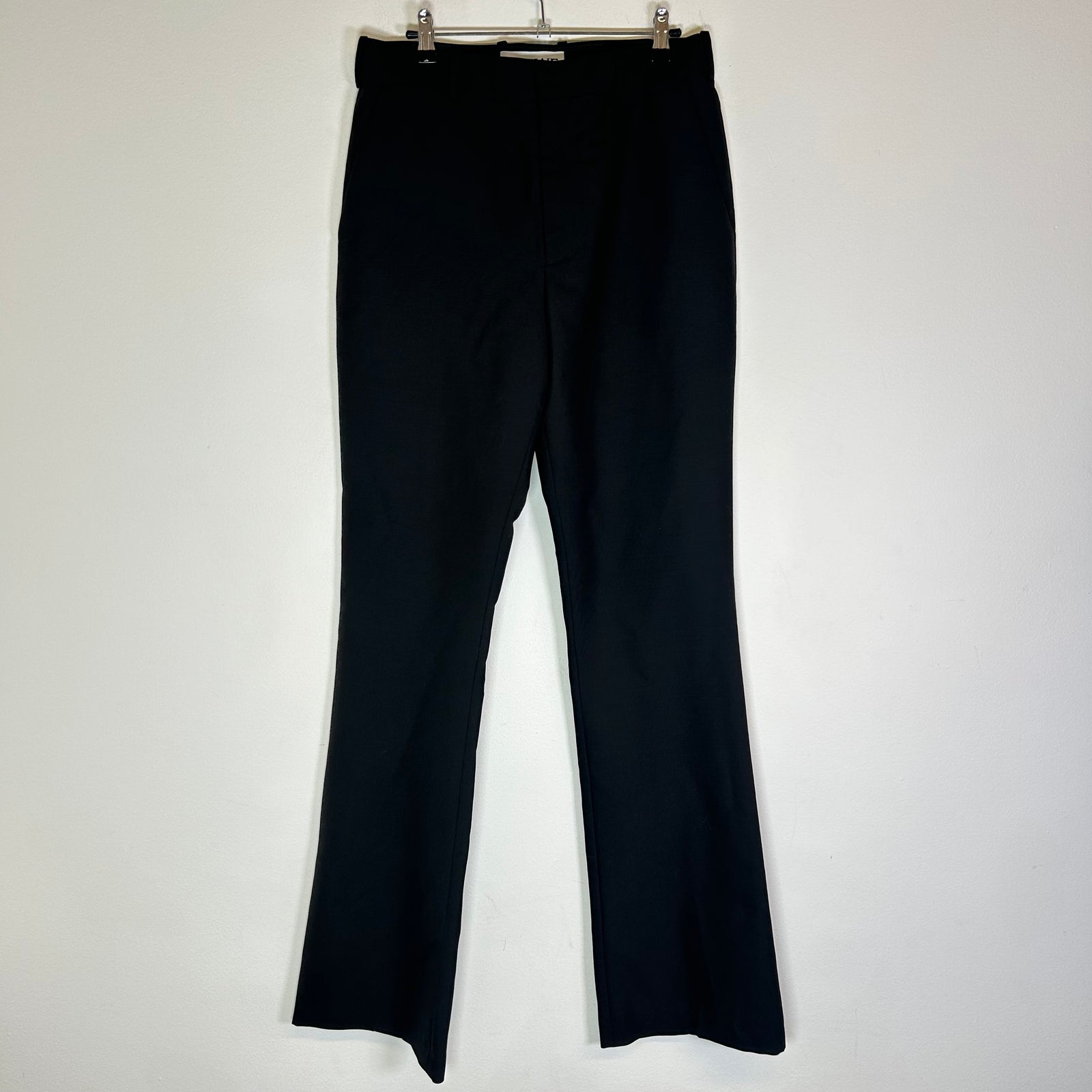 Loewe Black Wool Trousers Size 48
