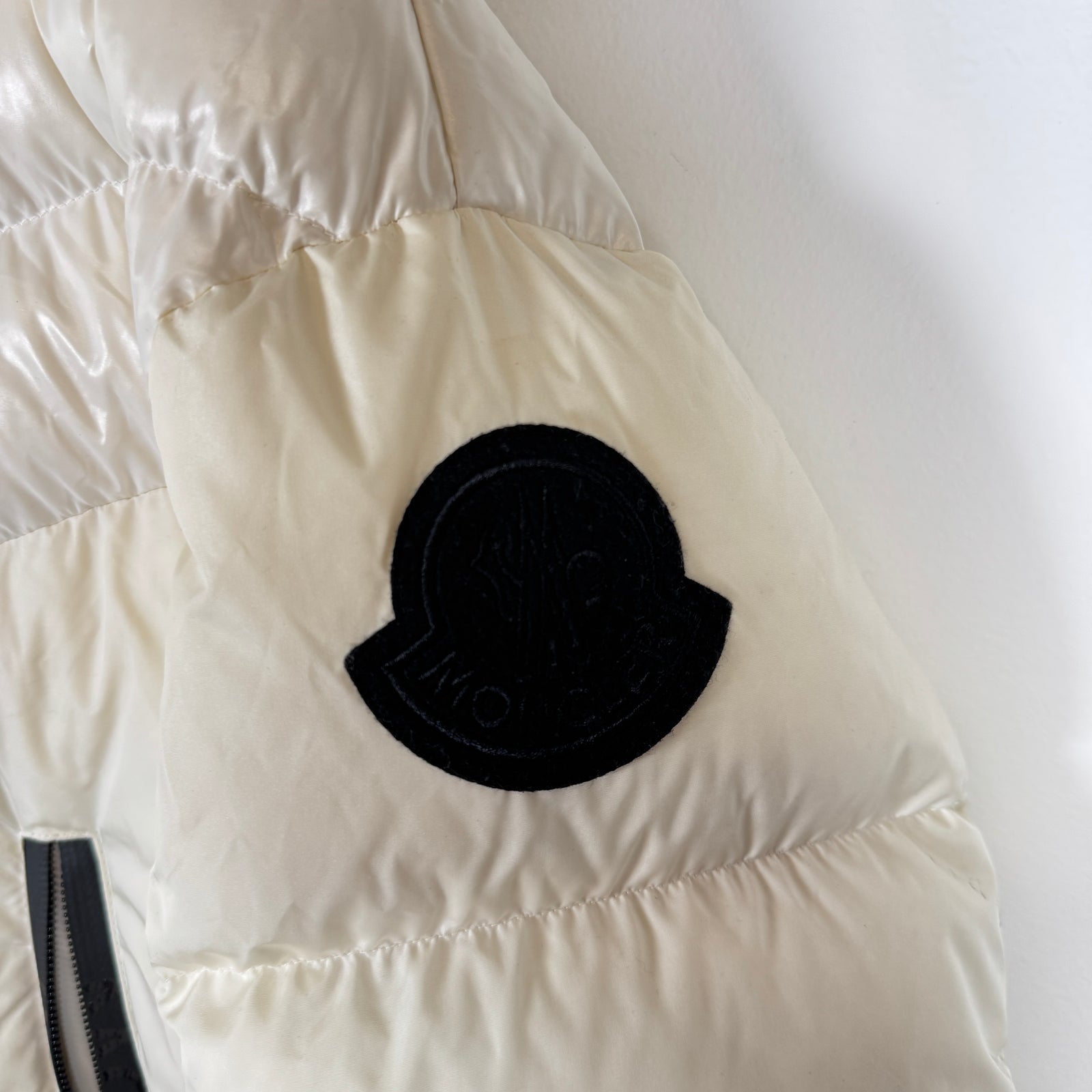 Moncler White Guenioc Giubbotto Jacket Size 3