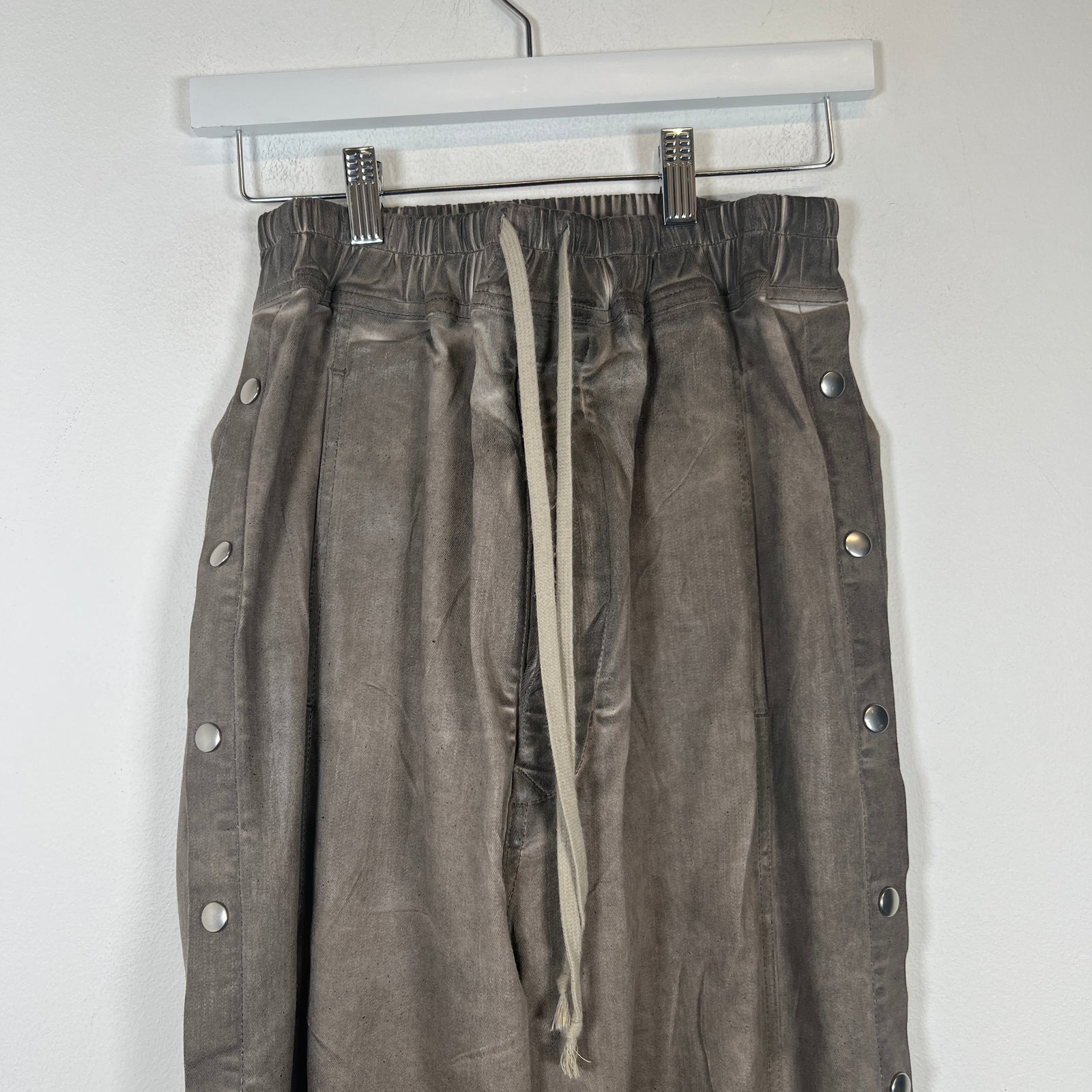 Rick Owens Drkshdw Dust Waxed Pusher Pants Size XS
