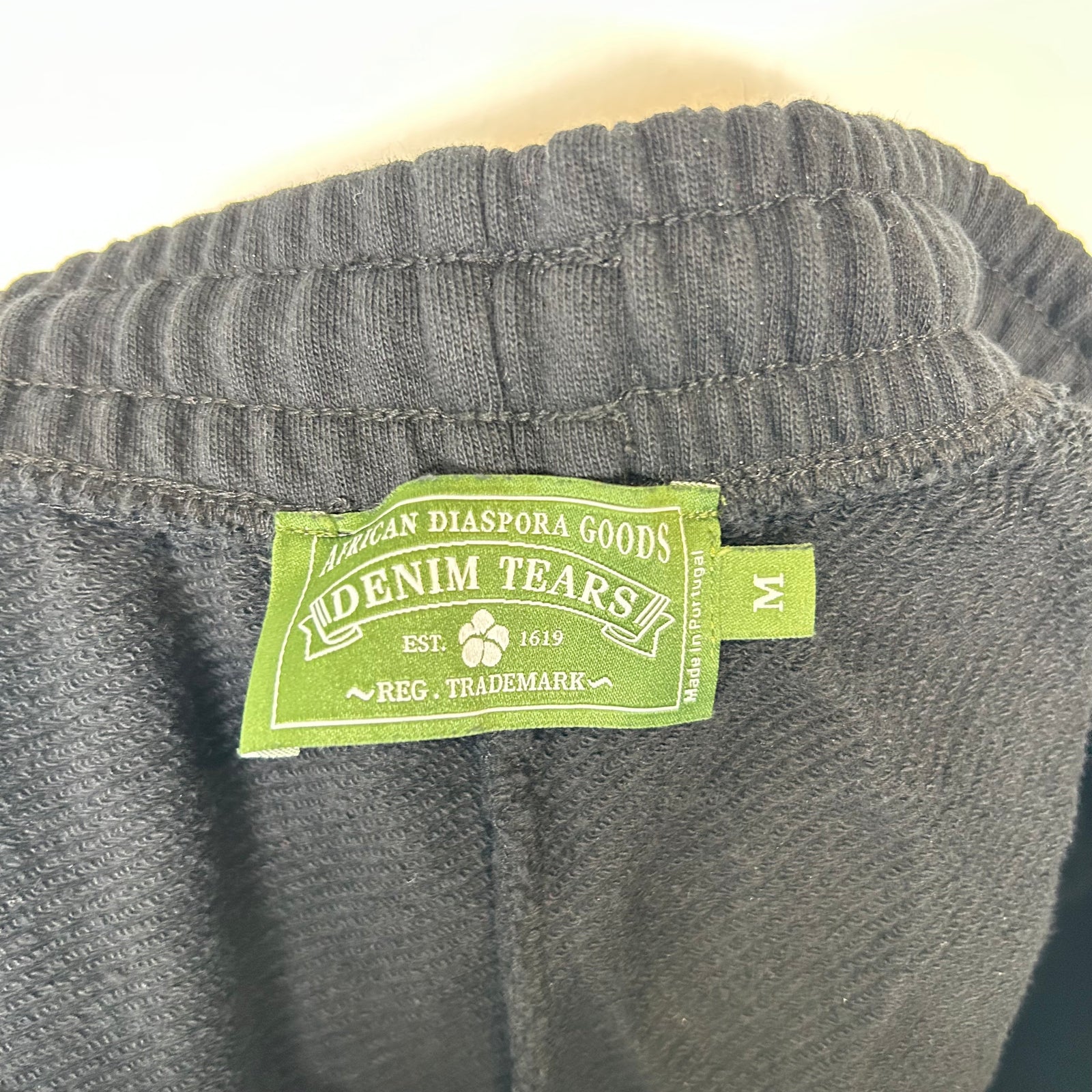 Denim Tears Black Wreath Sweatpants Size M