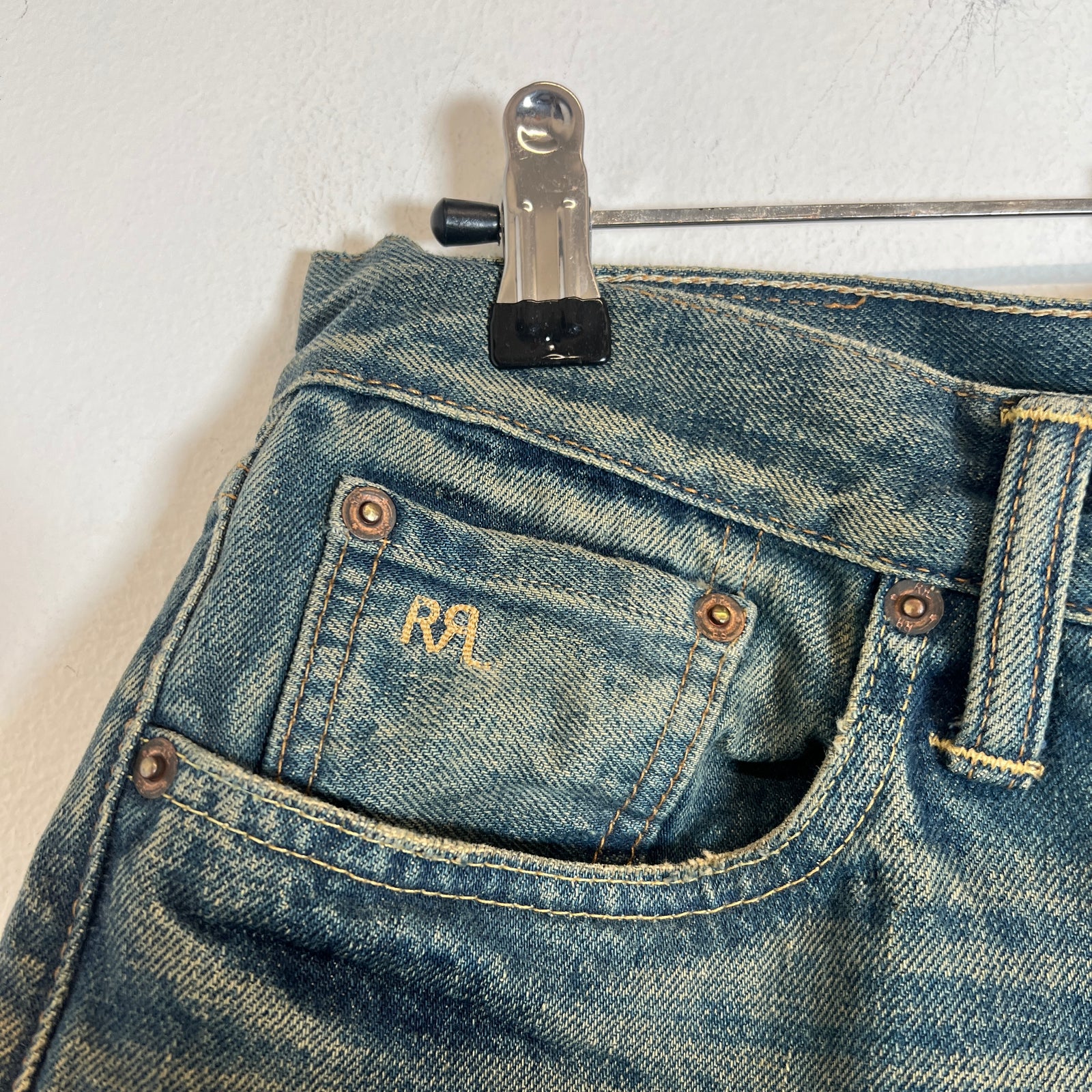 RRL Mudwash Slim Denim Jeans Size 28