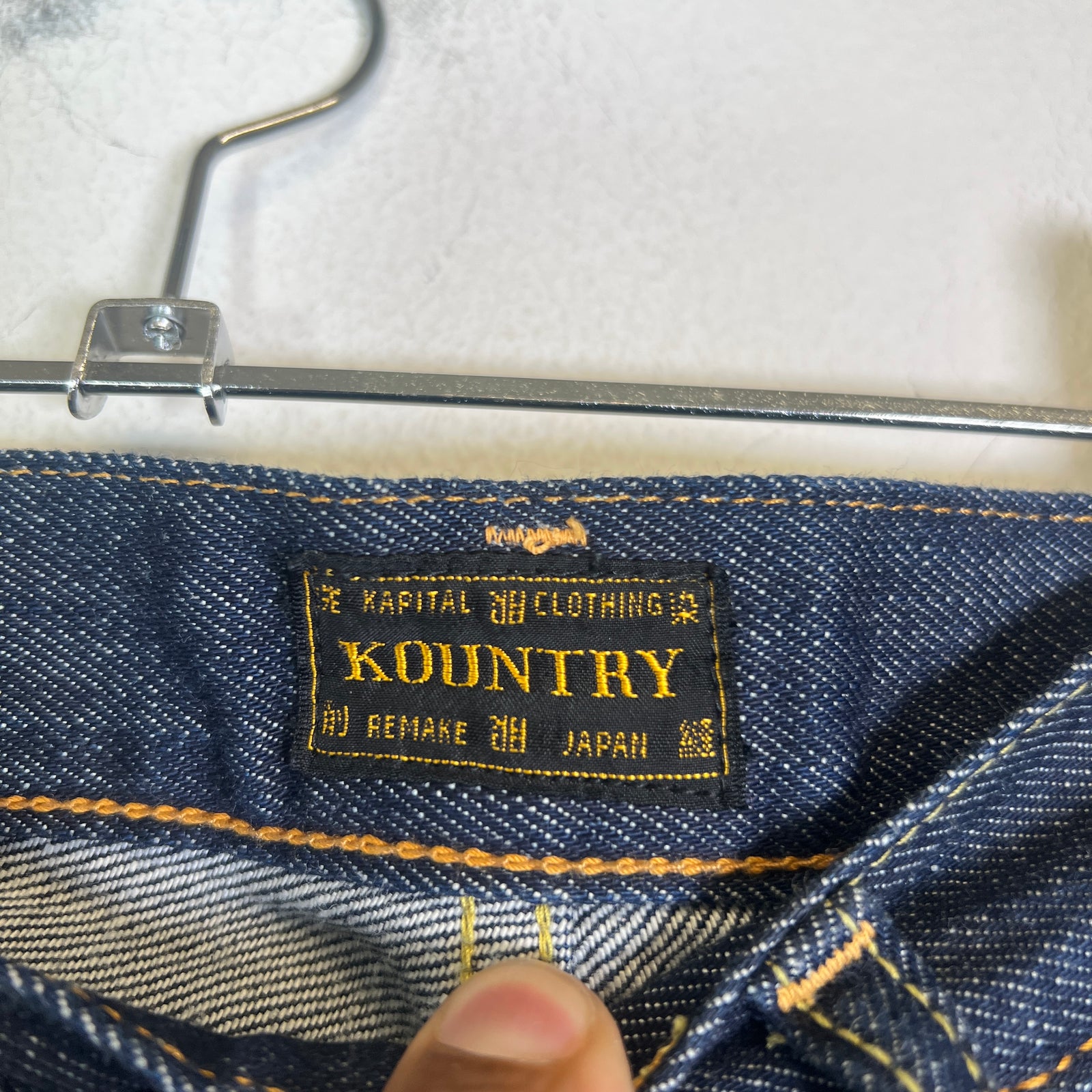 Kapital 12.5oz Mexican Tuxedo Okagilly Denim Jeans