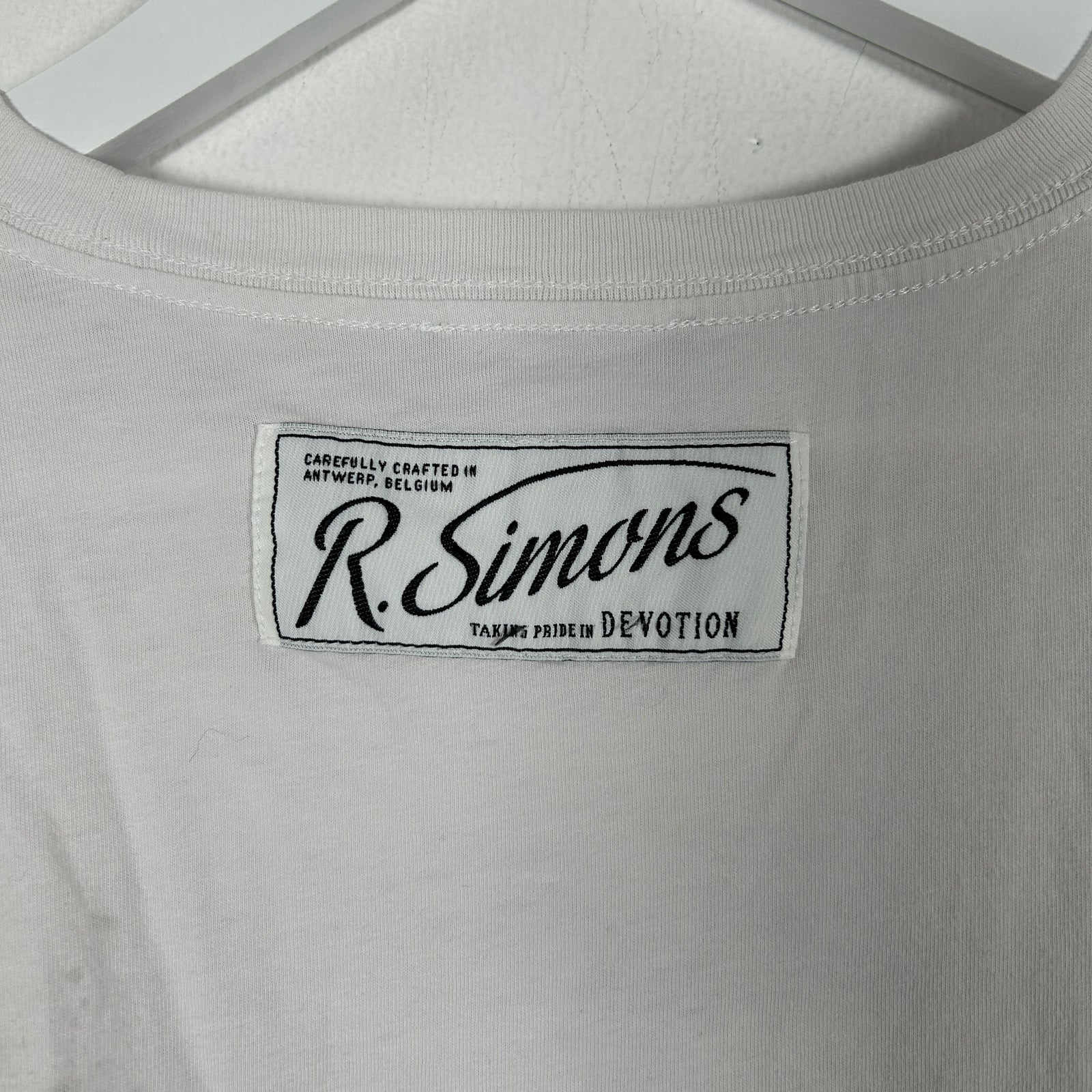 Raf Simons 'Ataraxia' Metal Logo T-Shirt Size S
