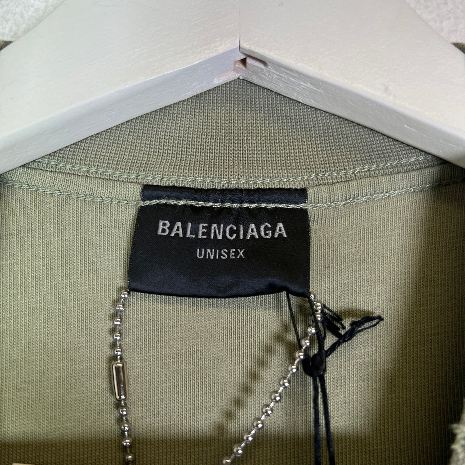Balenciaga Inside Out Distressed Logo T-Shirt