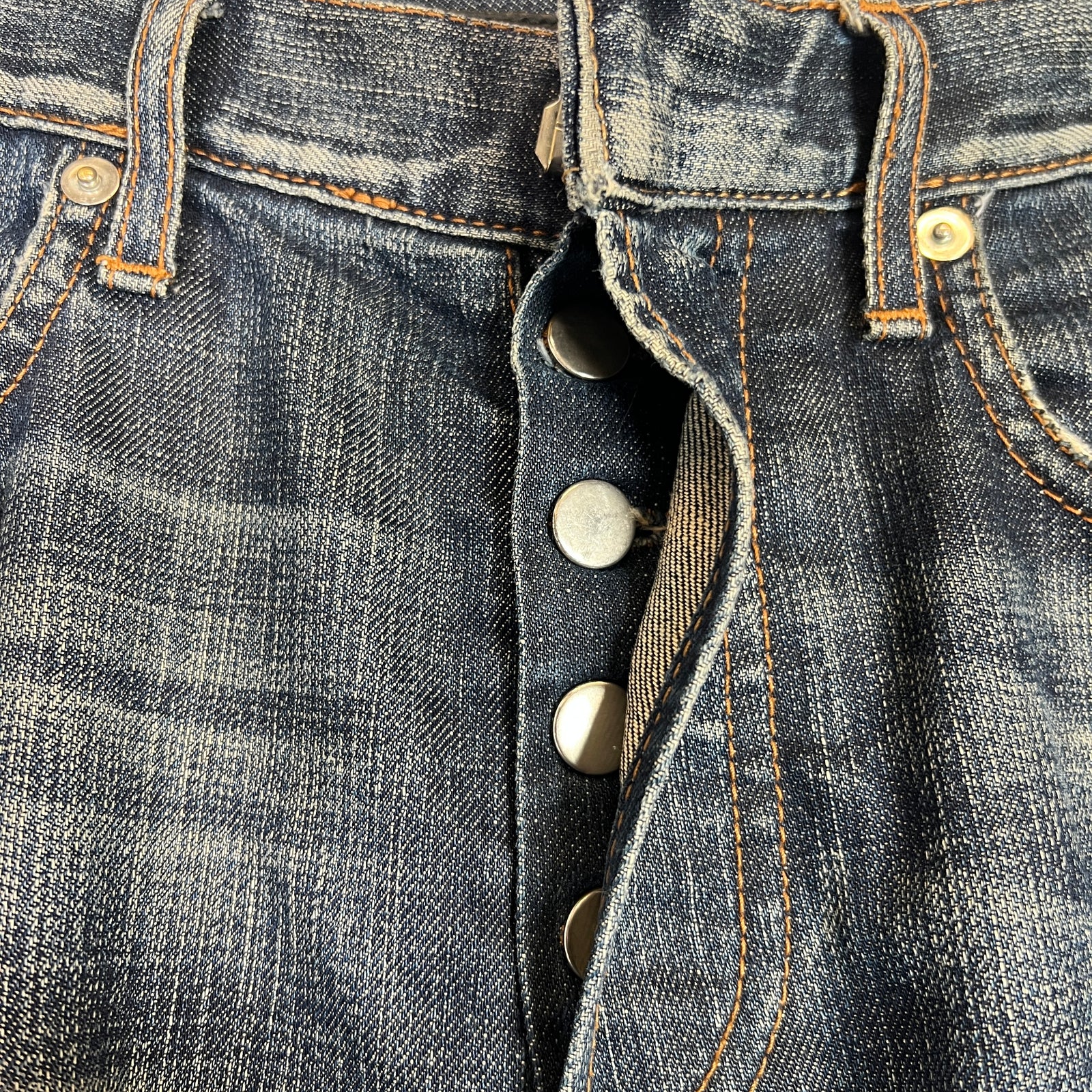 Dior Homme Dark Blue Wash Jake Denim Jeans Size 27