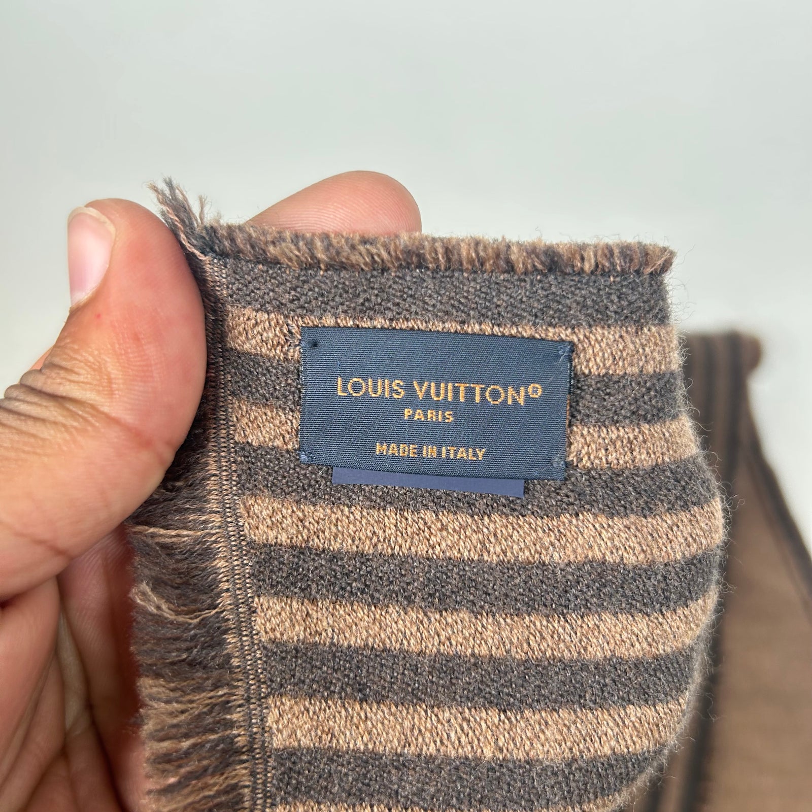 Louis Vuitton Brown Monogram Harmony Scarf
