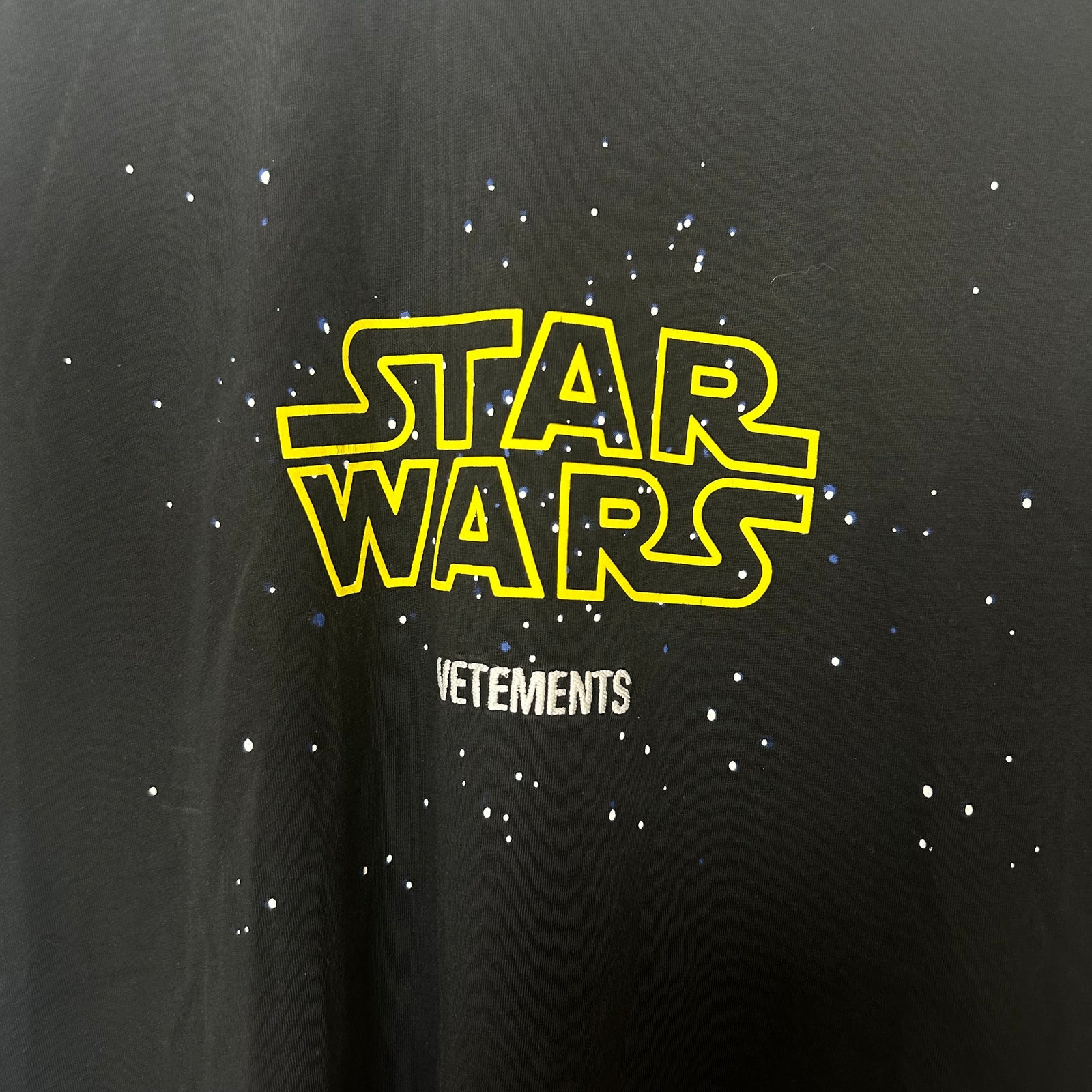 Vetements Star Wars Black T-shirt Size M