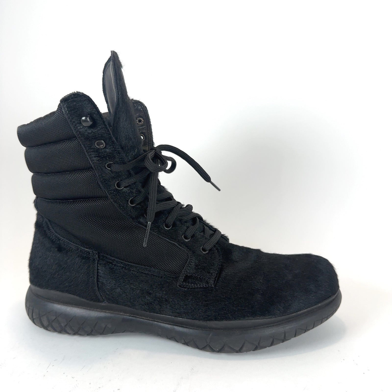 Prada Ponyhair 'Cup' Hightop Sneakers