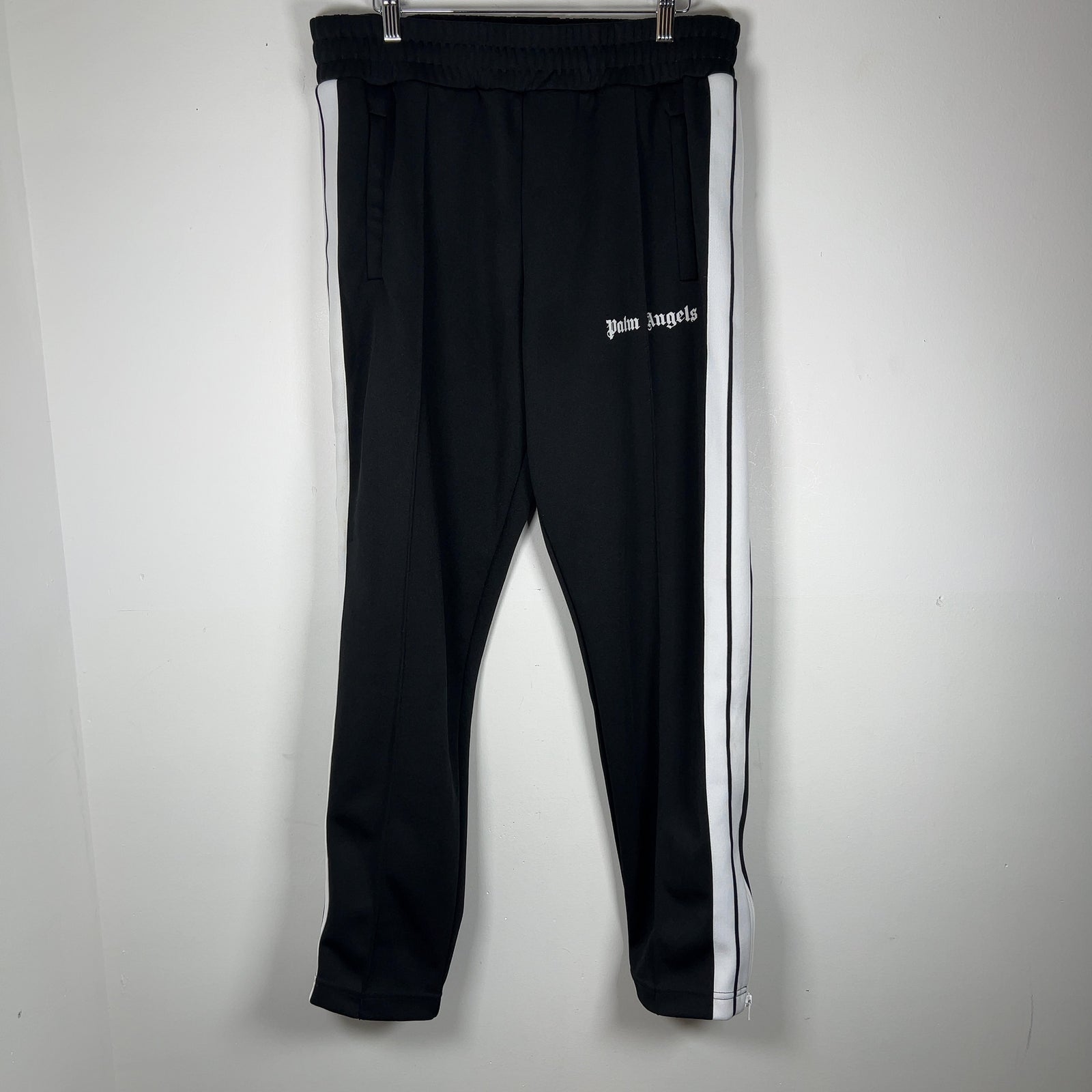 Palm Angels Black Narrow Track Pants
