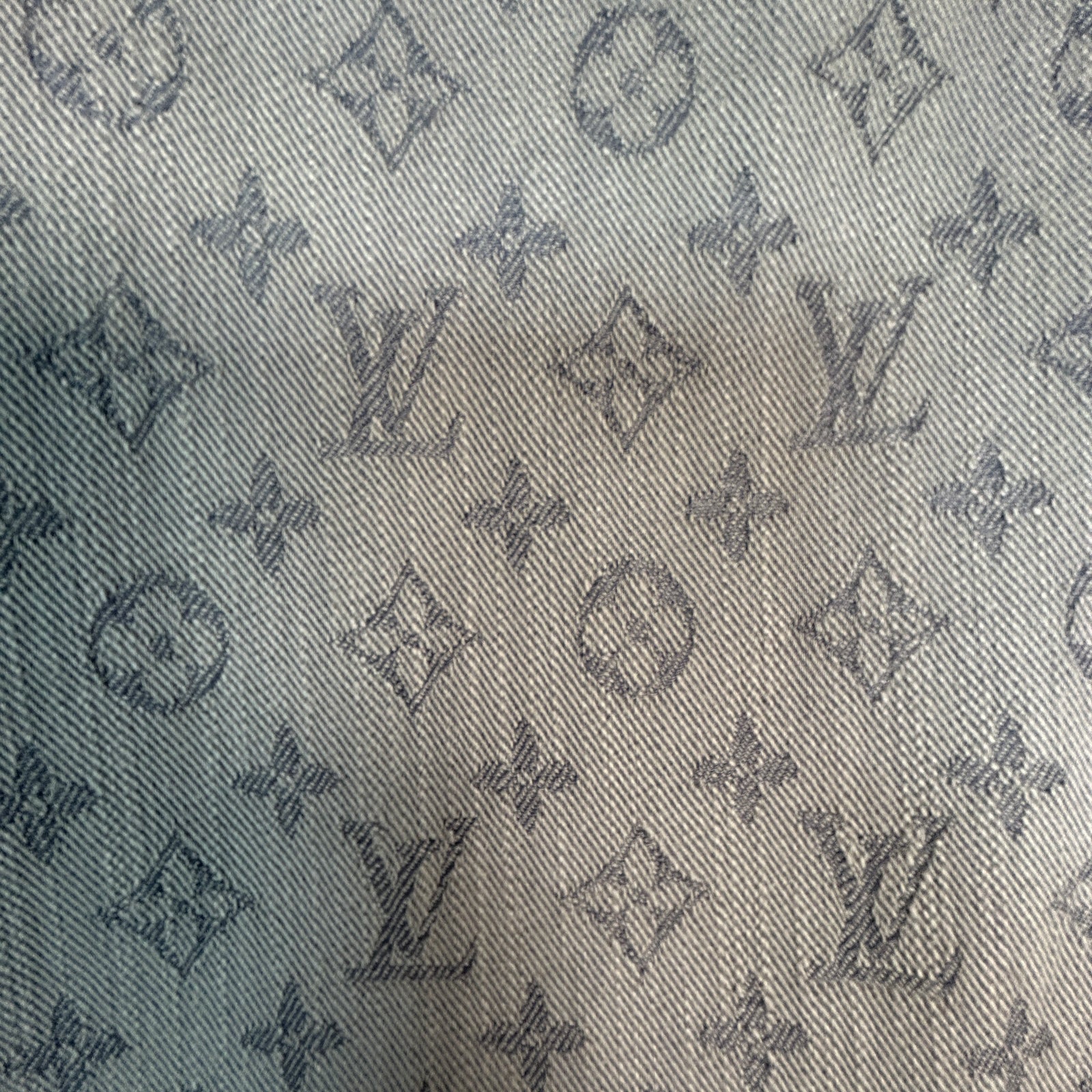 Louis Vuitton Grey Monogram Logo Slim Jeans Size 29