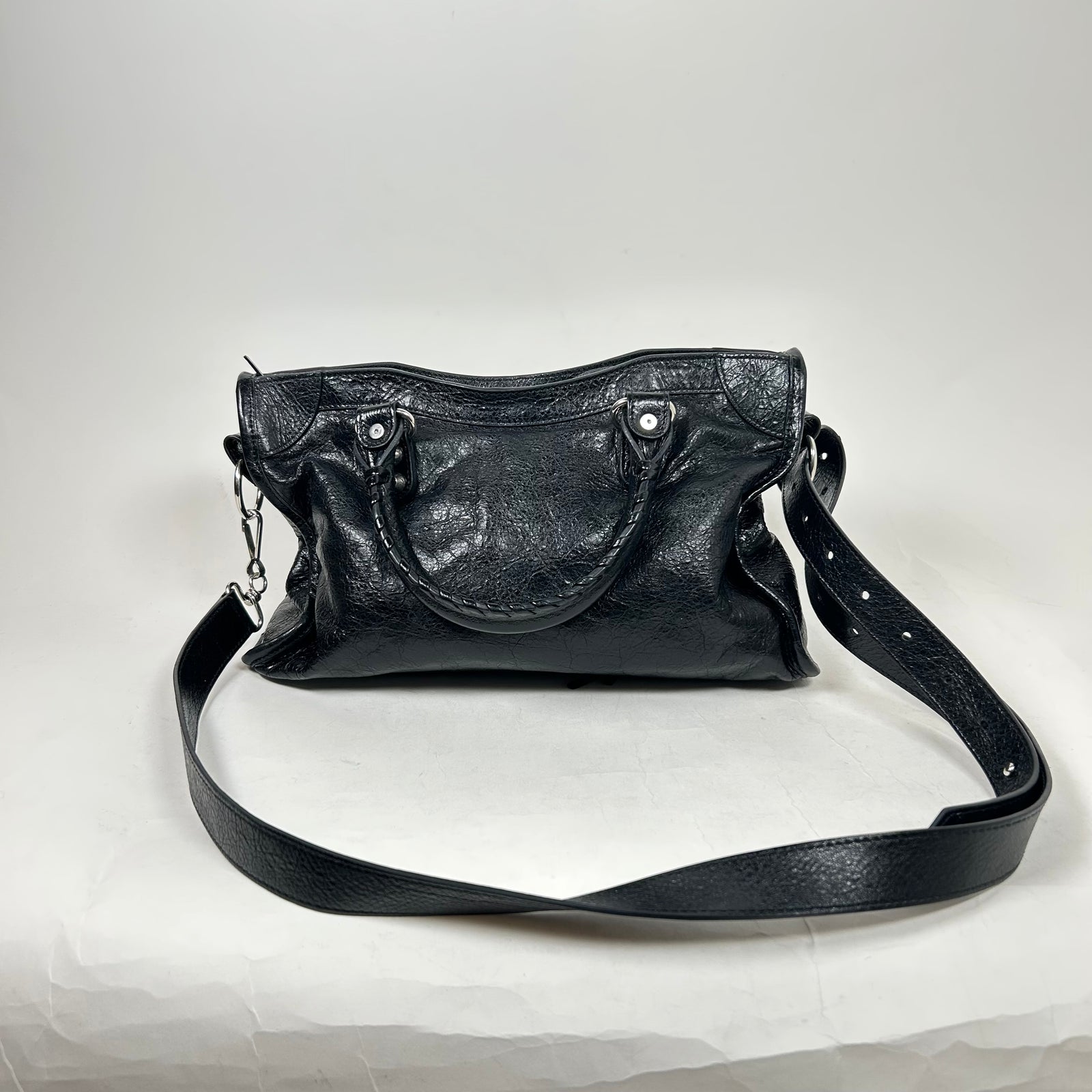 Balenciaga Black Le City Leather Bag
