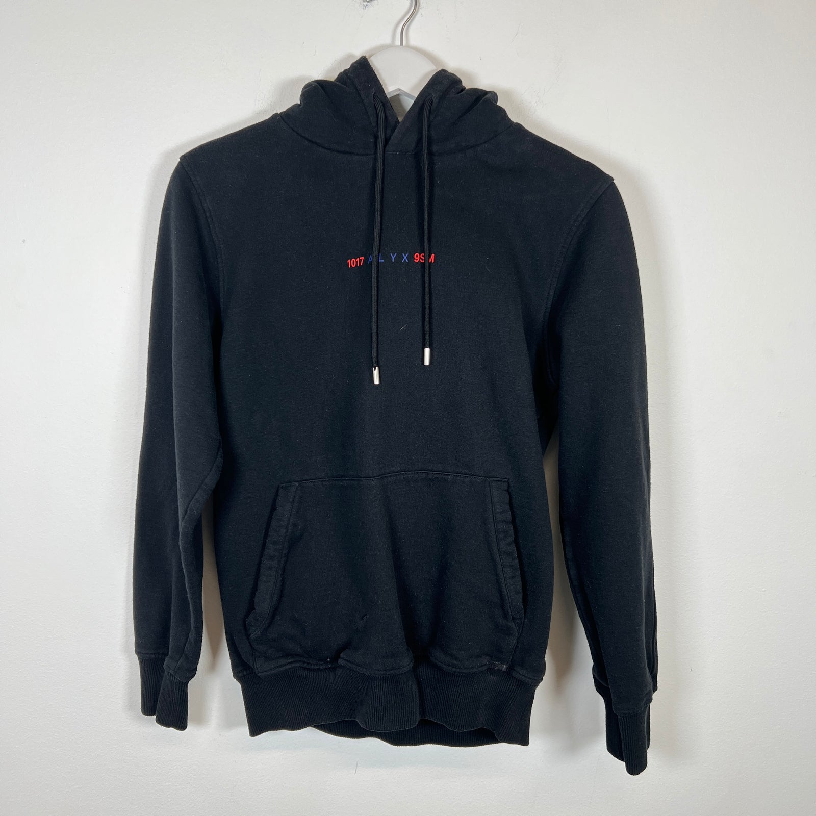Alyx Red/Blue Logo Hoodie Size S
