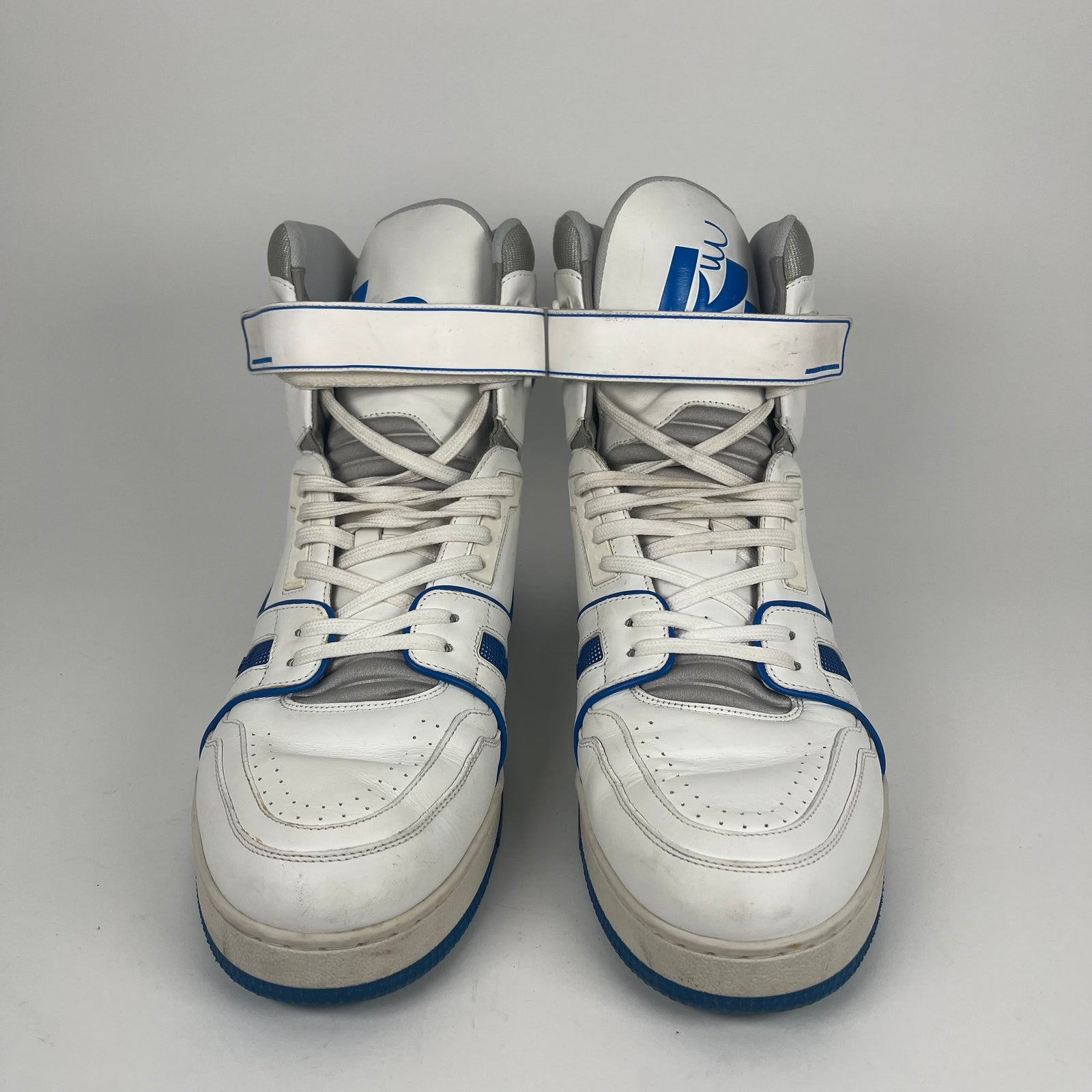Louis Vuitton Blue High Top Trainer Size 11.5