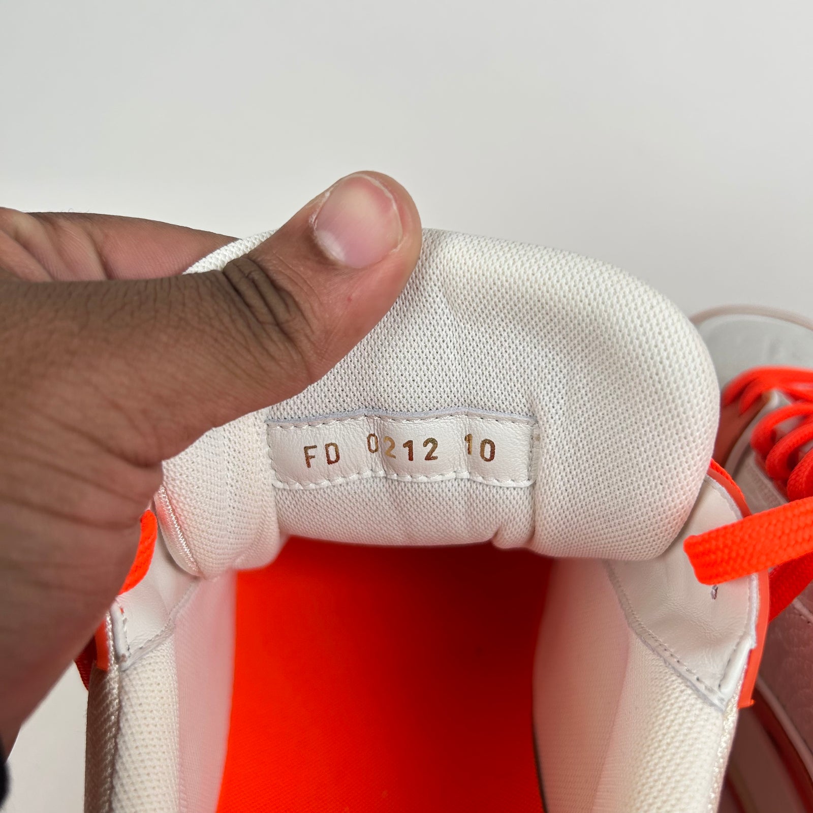 Louis Vuitton Orange Trainers Size 12