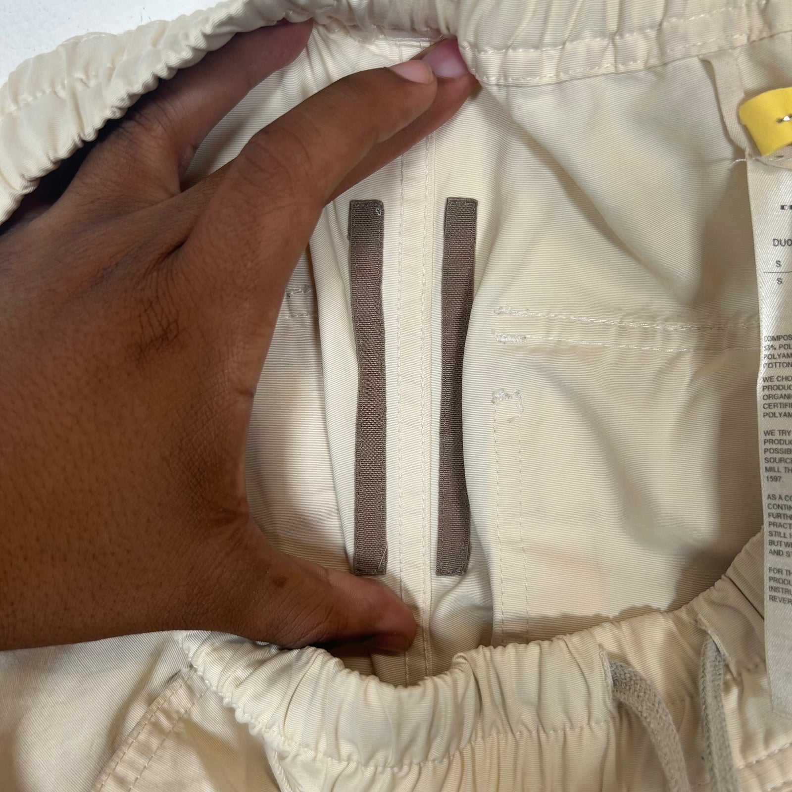Rick Owens Drkshdw Beige Pusher Pants Size S
