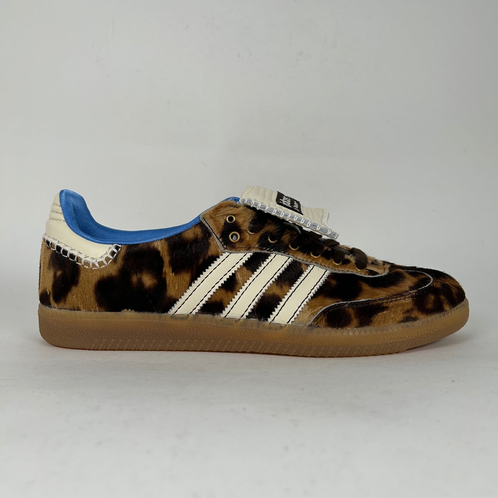 Adidas x Wales Bonner Leopard Ponyhair Samba Sneaker Size 10.5
