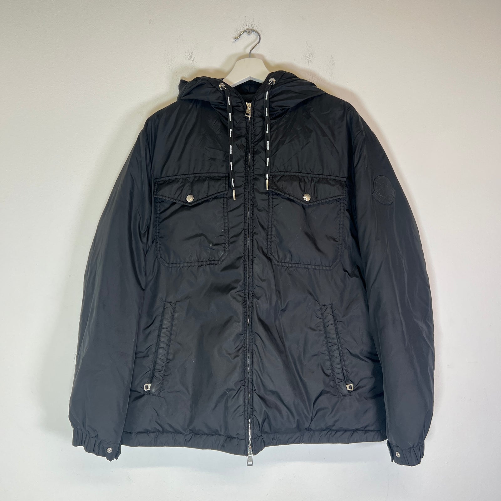 Moncler Black Menue Giubbotto Jacket Size 3