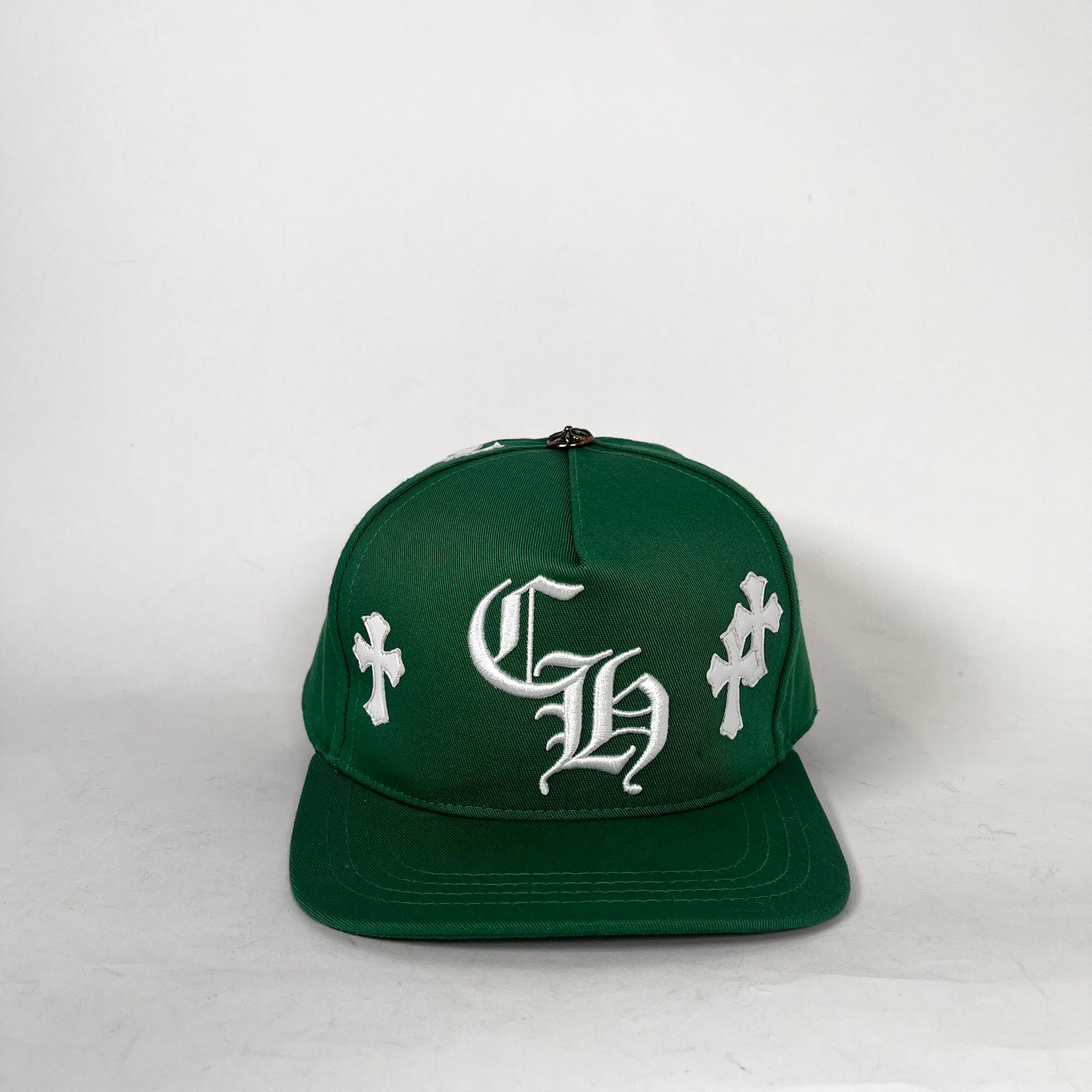 Chrome Hearts Green Cross Patch Panel Cap