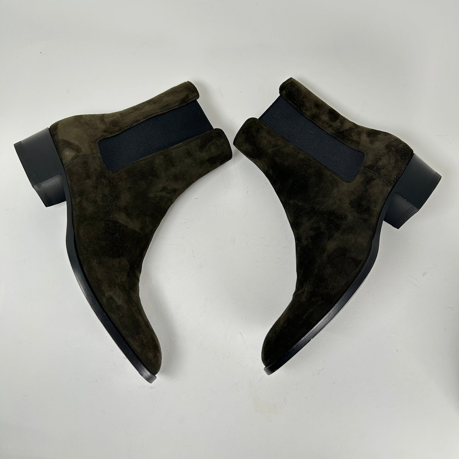 Saint Laurent Olive Green Chelsea Boot 41.5
