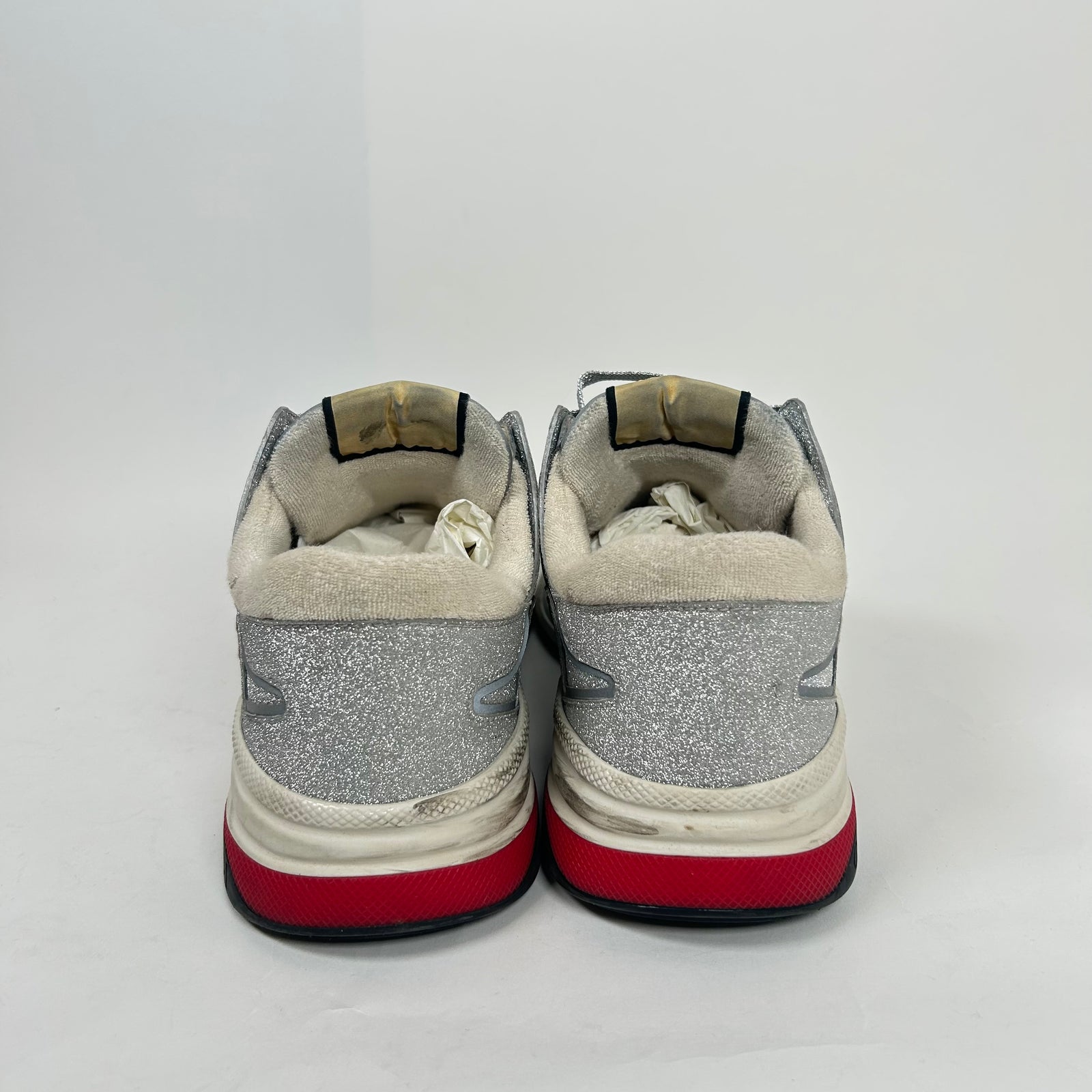 Gucci Silver Ultrapace Sneaker Size GG 9