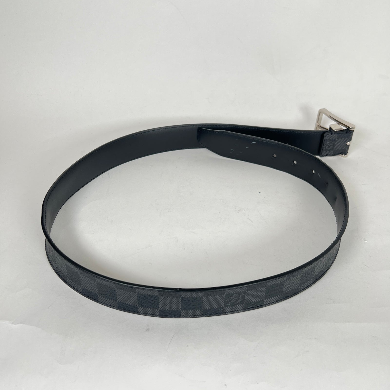 Louis Vuitton Black Damier Ceinture Belt