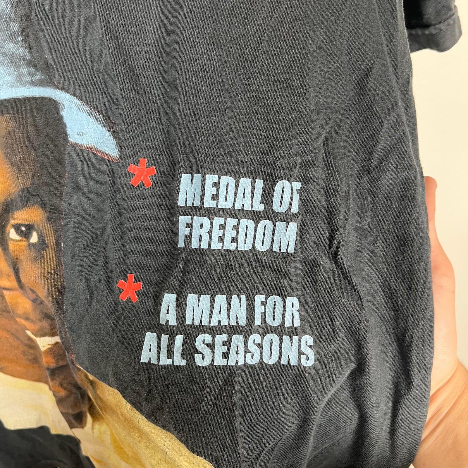 Barriers Black Jackie Robinson Tee Size M