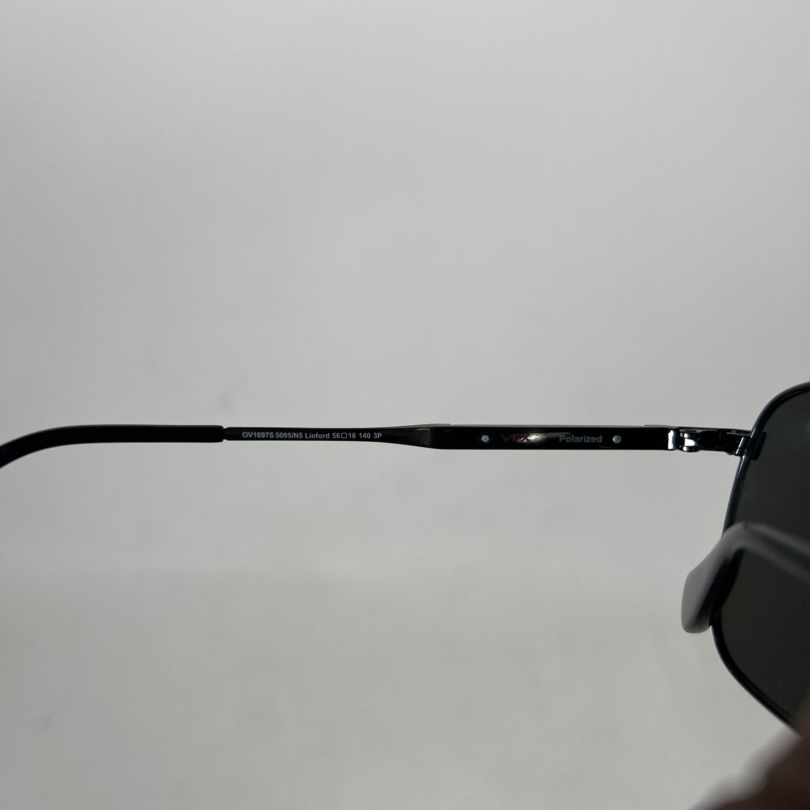 Oliver People's Black Polarized Sunglasses
