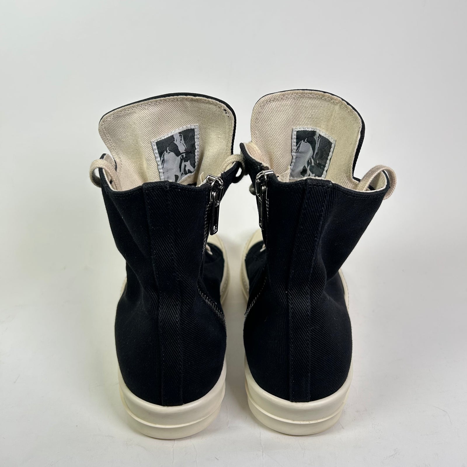 Rick Owens DRKSHDW Canvas High-Top Ramones