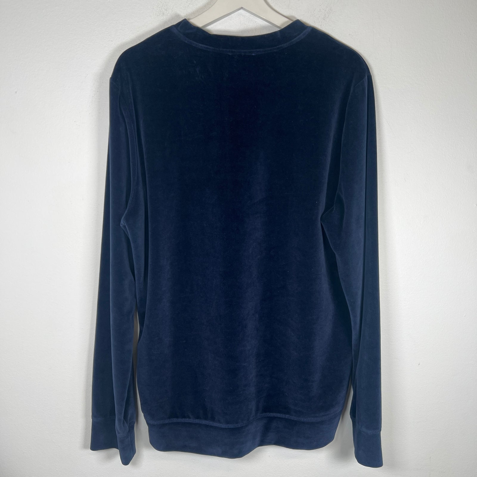 APC Navy Velour Crewneck Size L