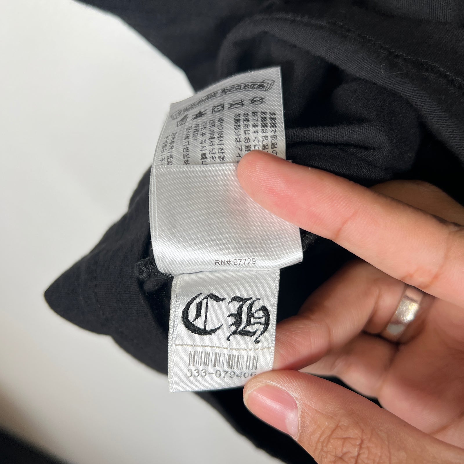 Chrome Hearts Black Logo T-shirt Size M