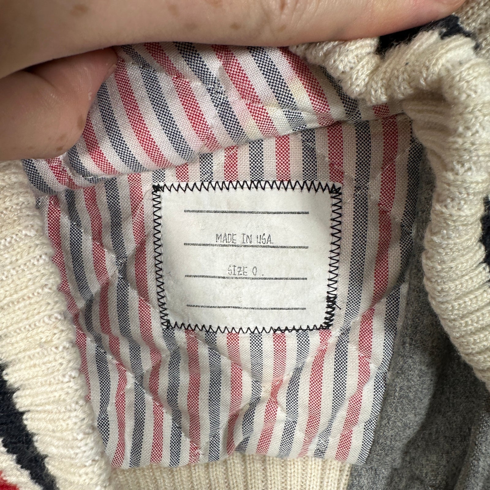 Thom Browne Grey Varsity Jacket Size 0