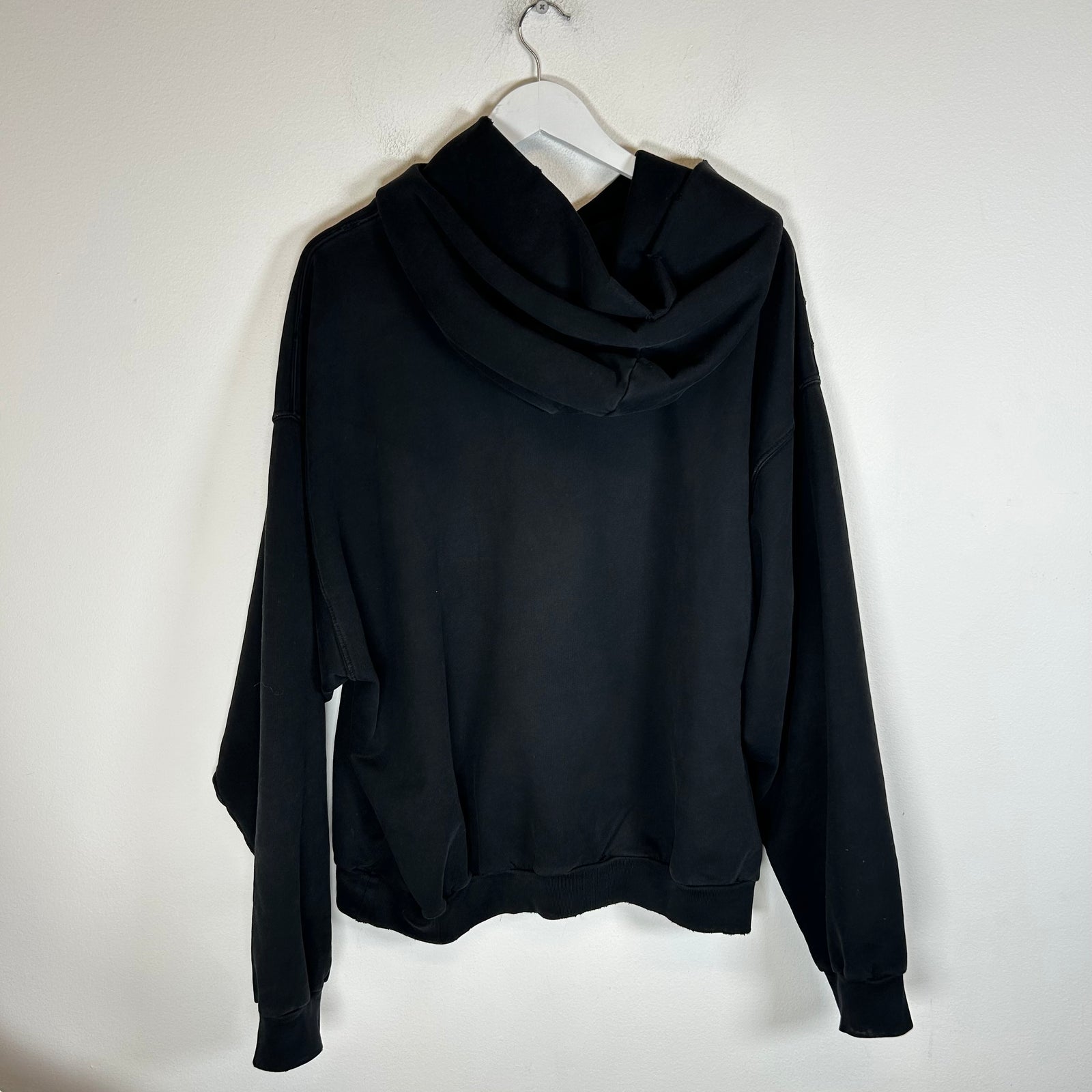 Balenciaga Black 'Be Different' BB Logo Hoodie Size S
