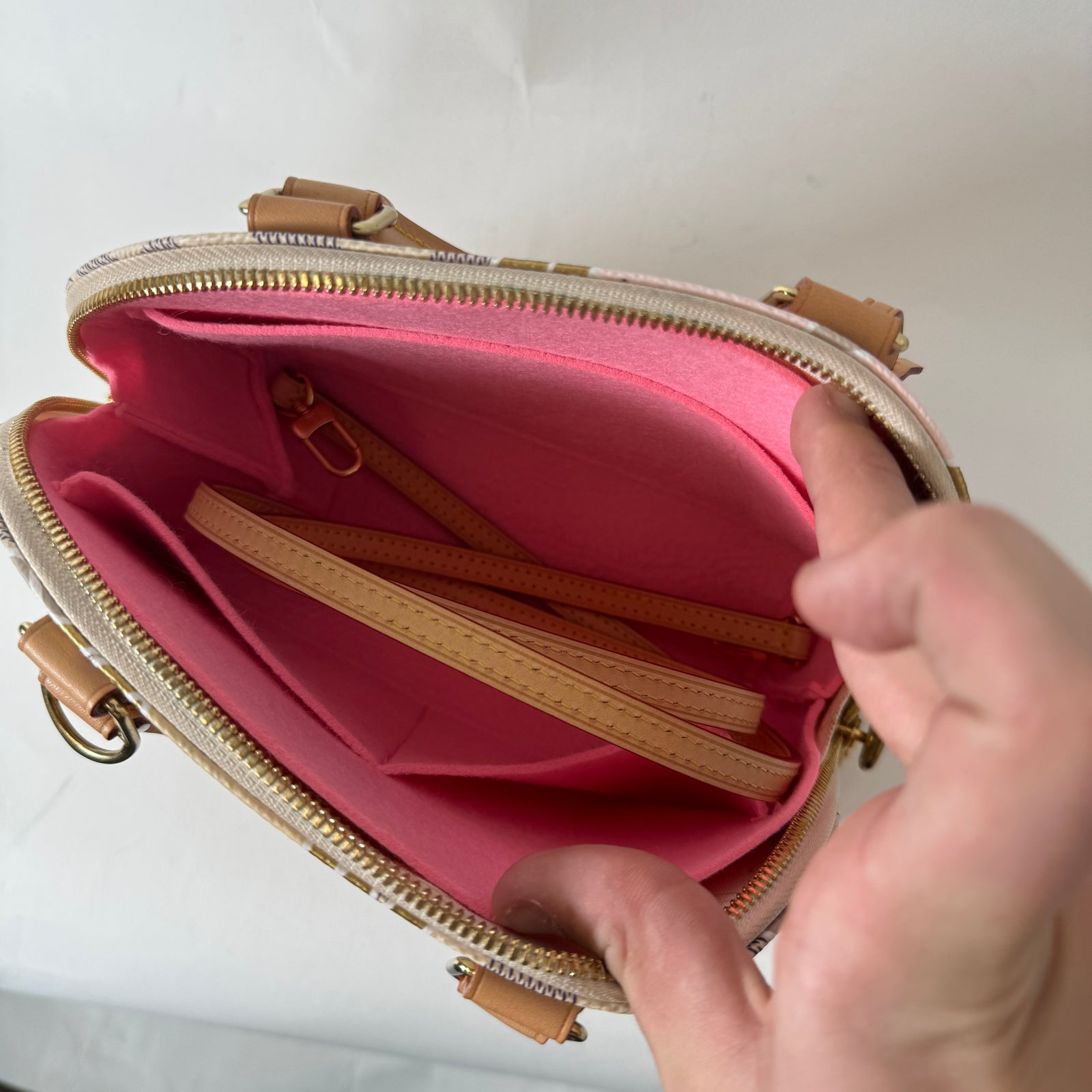 Louis Vuitton Limited Edition Nautical Damier Azur Alma BB