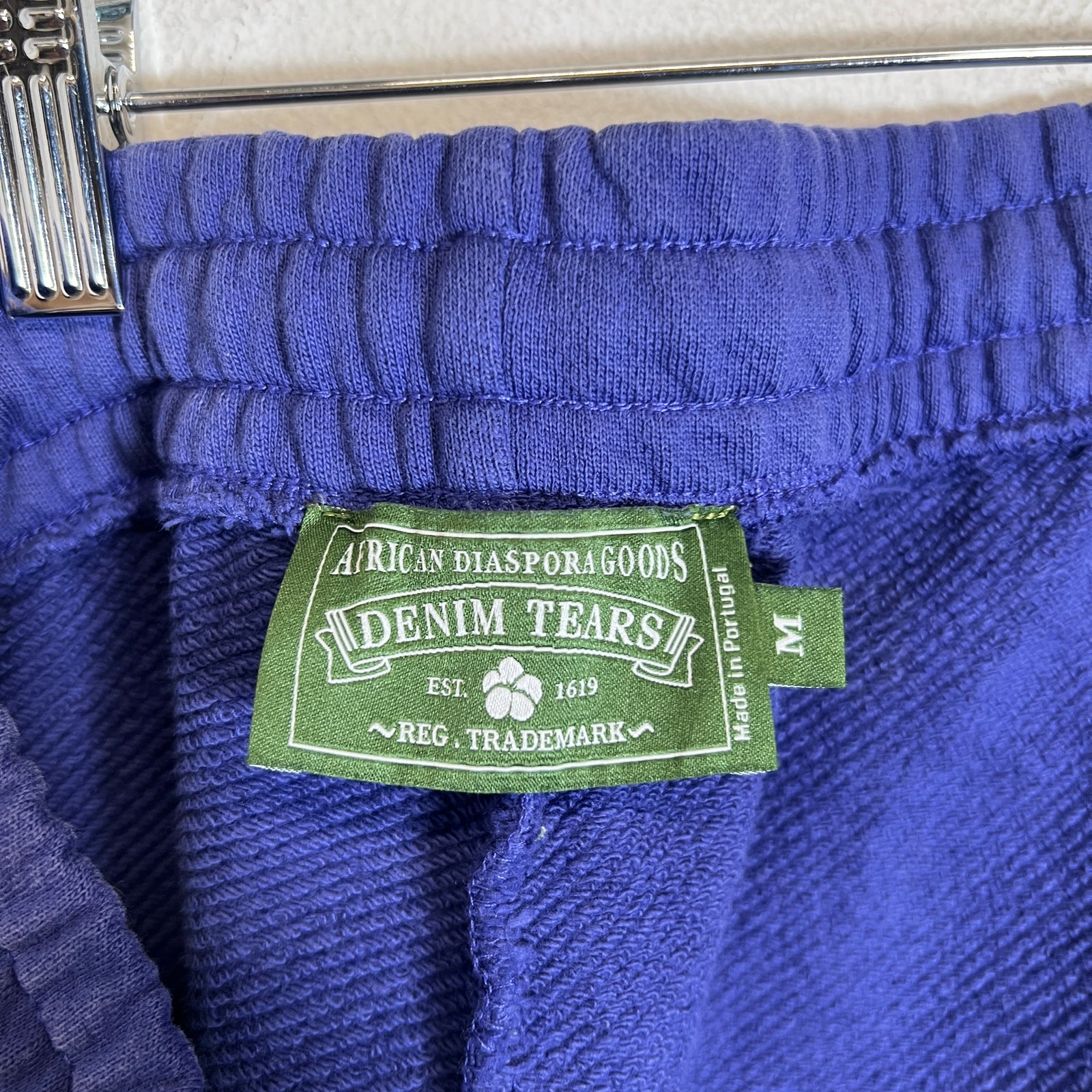 Denim Tears Blue Mono Wreath Sweatpants Size M