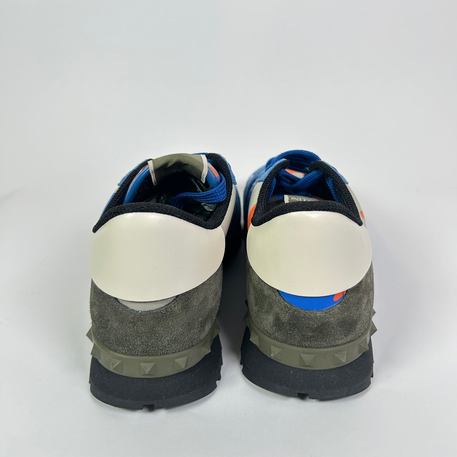 Valentino Blue Camo Rockrunner Sneakers
