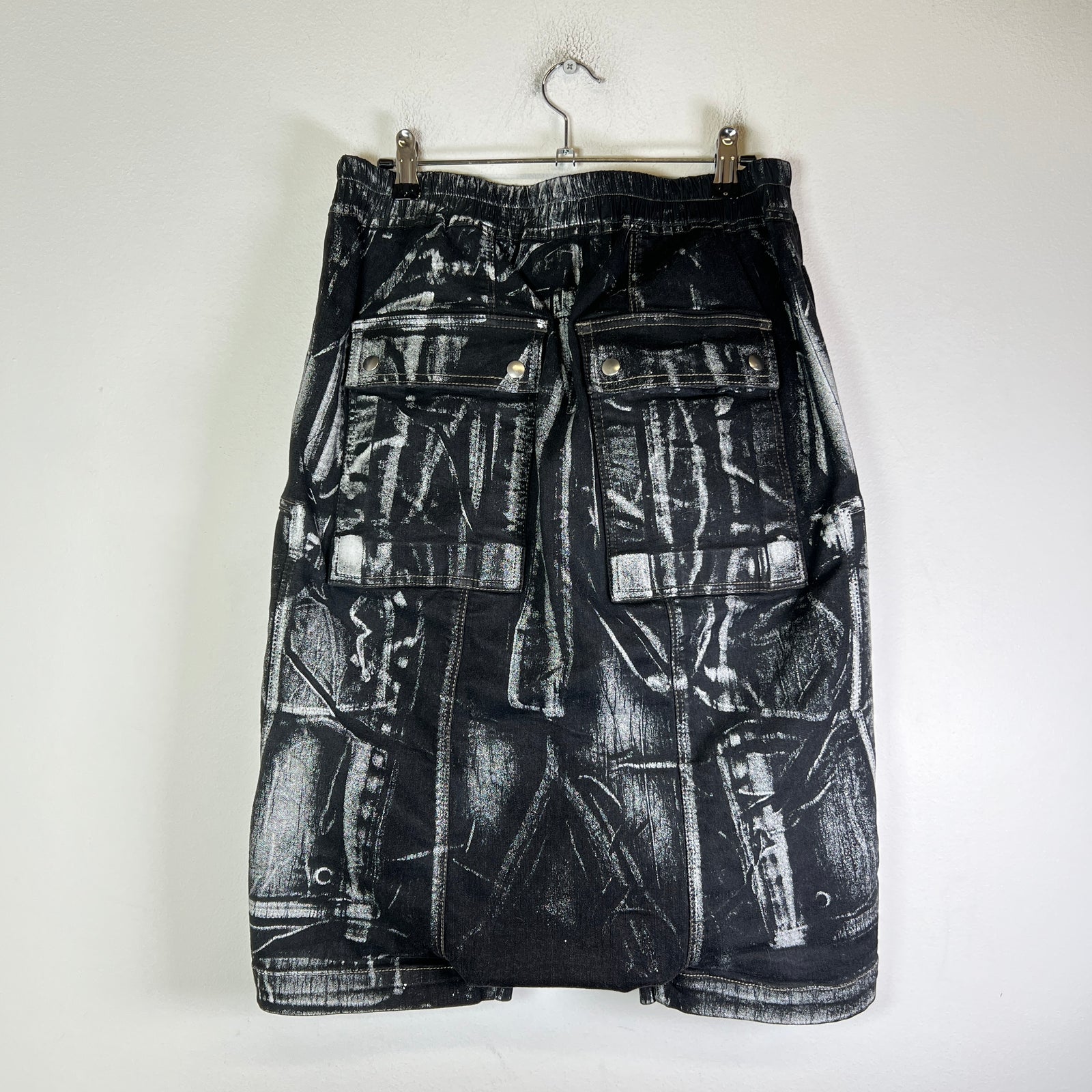 Rick Owens DRKSHDW Foil Bauhaus Pod Shorts