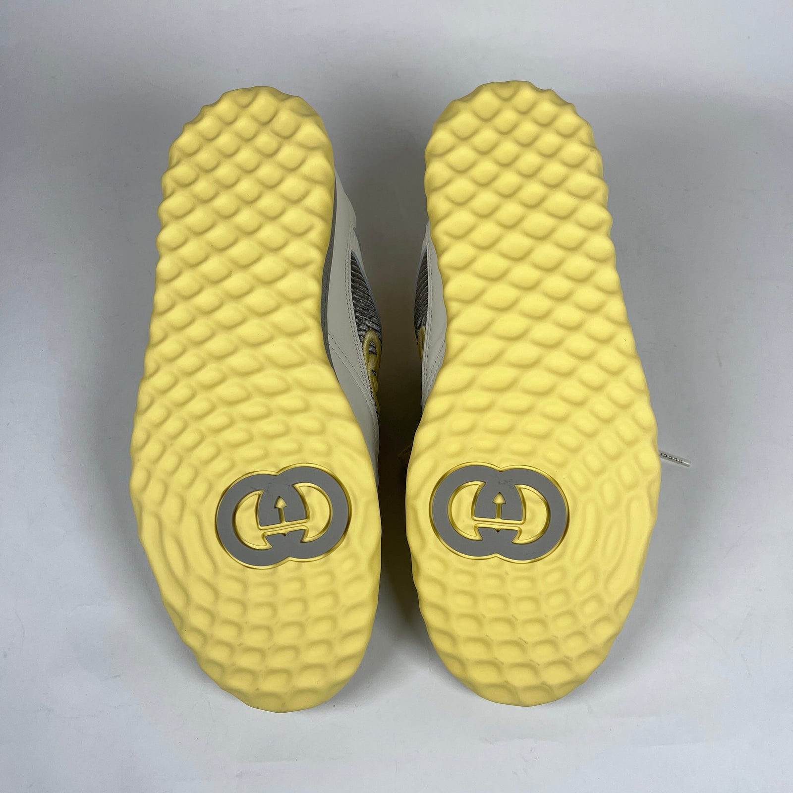 Gucci Mac80 Yellow Leather Sneakers Size 39.5