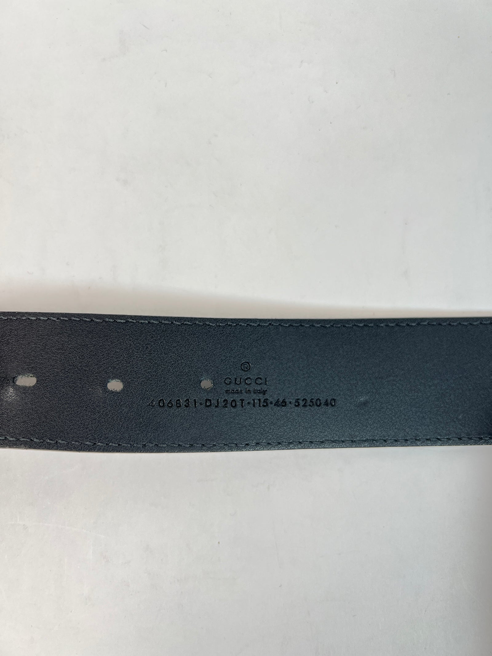 Gucci Gold GG Belt