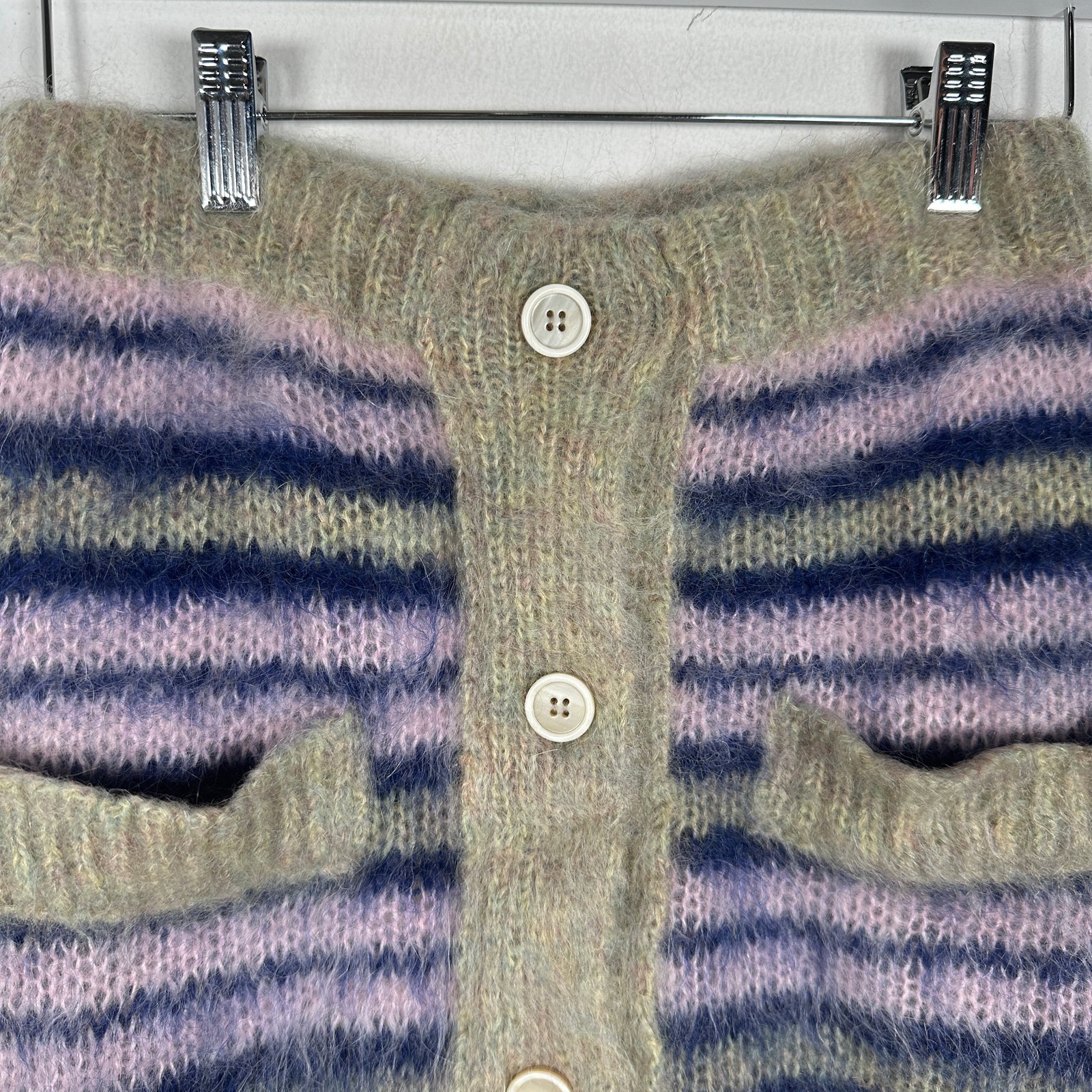 Marni Striped Fuzzy Wuzzy Skirt Size S