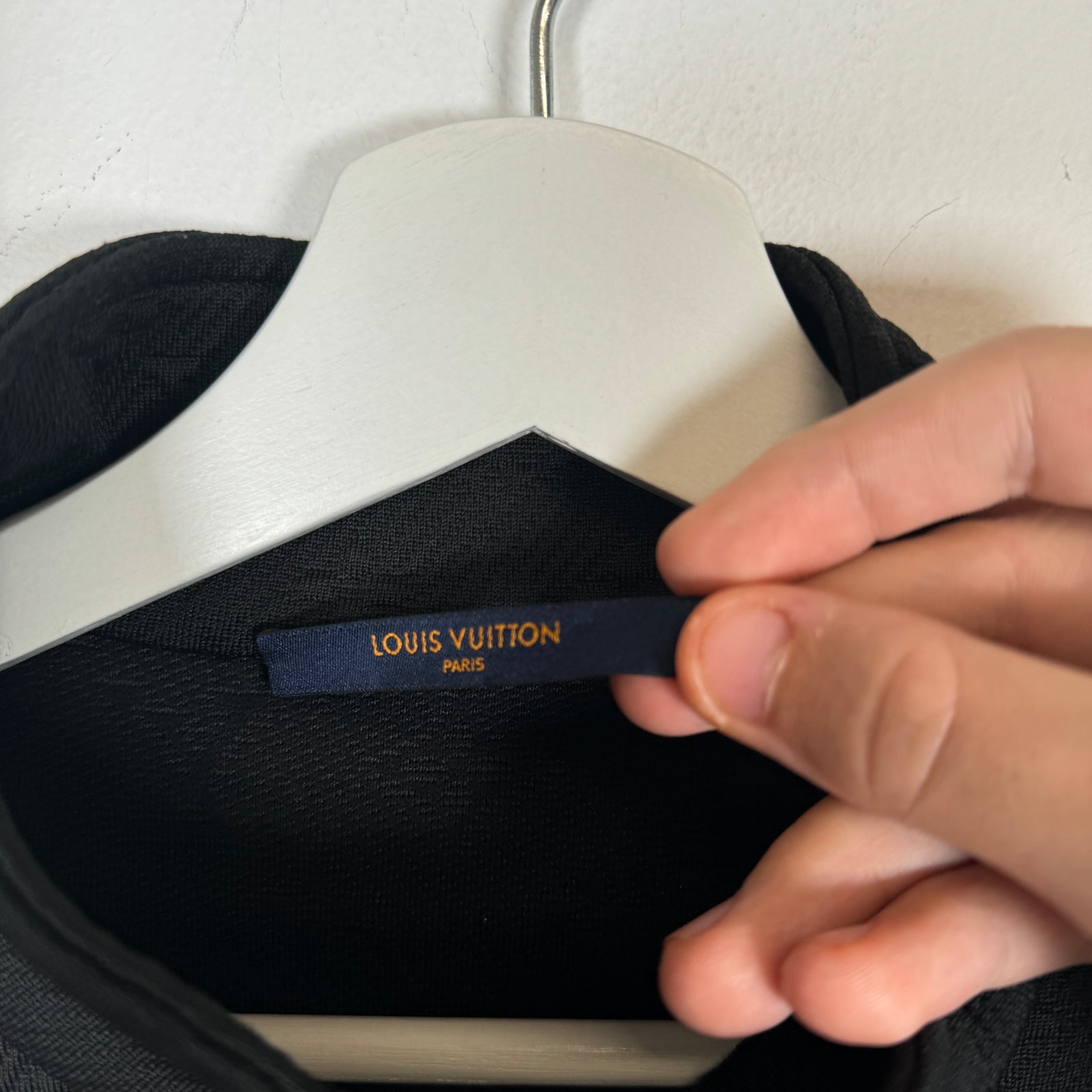 Louis Vuitton Black Monogram Zip-Up Jacket Size S