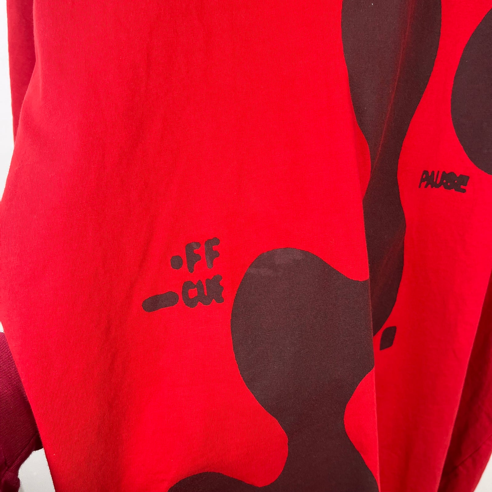 Mowalala Red 'Track' T-Shirt Size XXXL