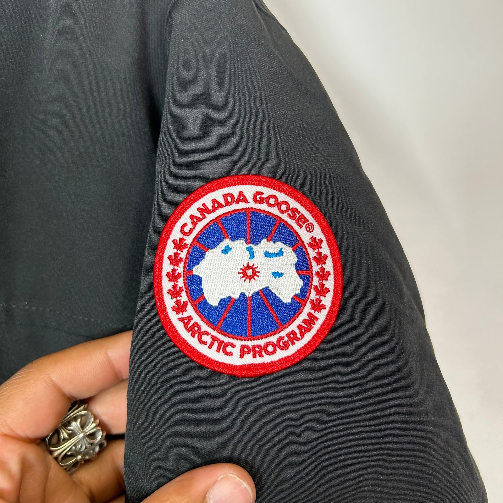 Canada Goose Black Langford Parka Jacket Size XL
